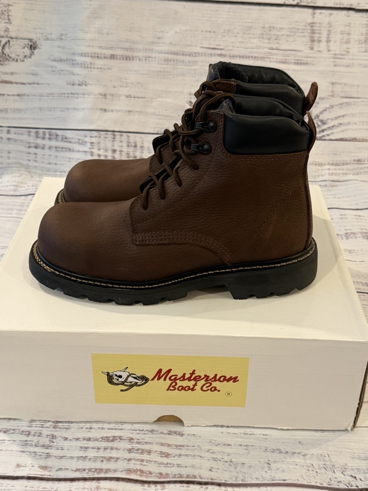 NEW Masterson RBG411 Mens 7EW Composite Toe Safety Boot. EH Rating ASTM F2413-18