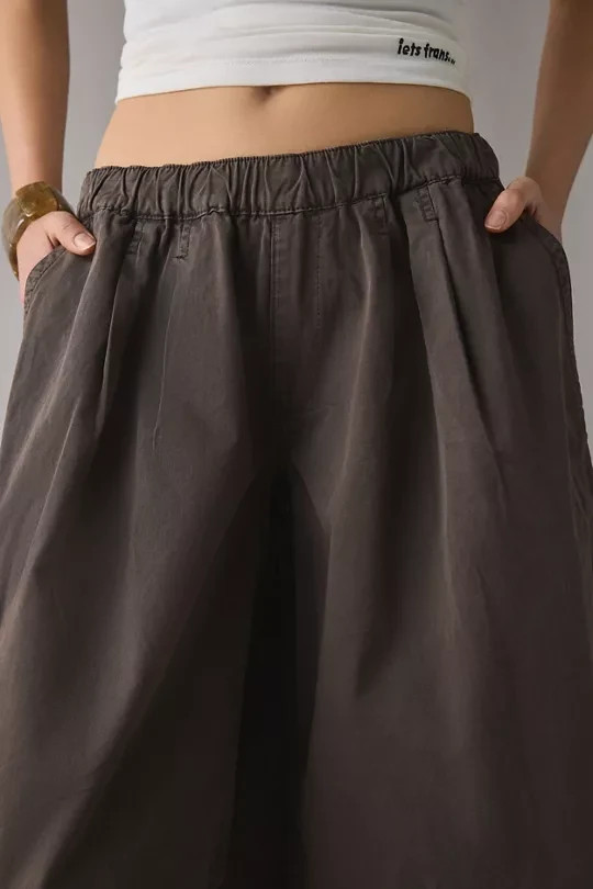 BDG- BDG Bobbi Cropped Baggy Pull-On Pants