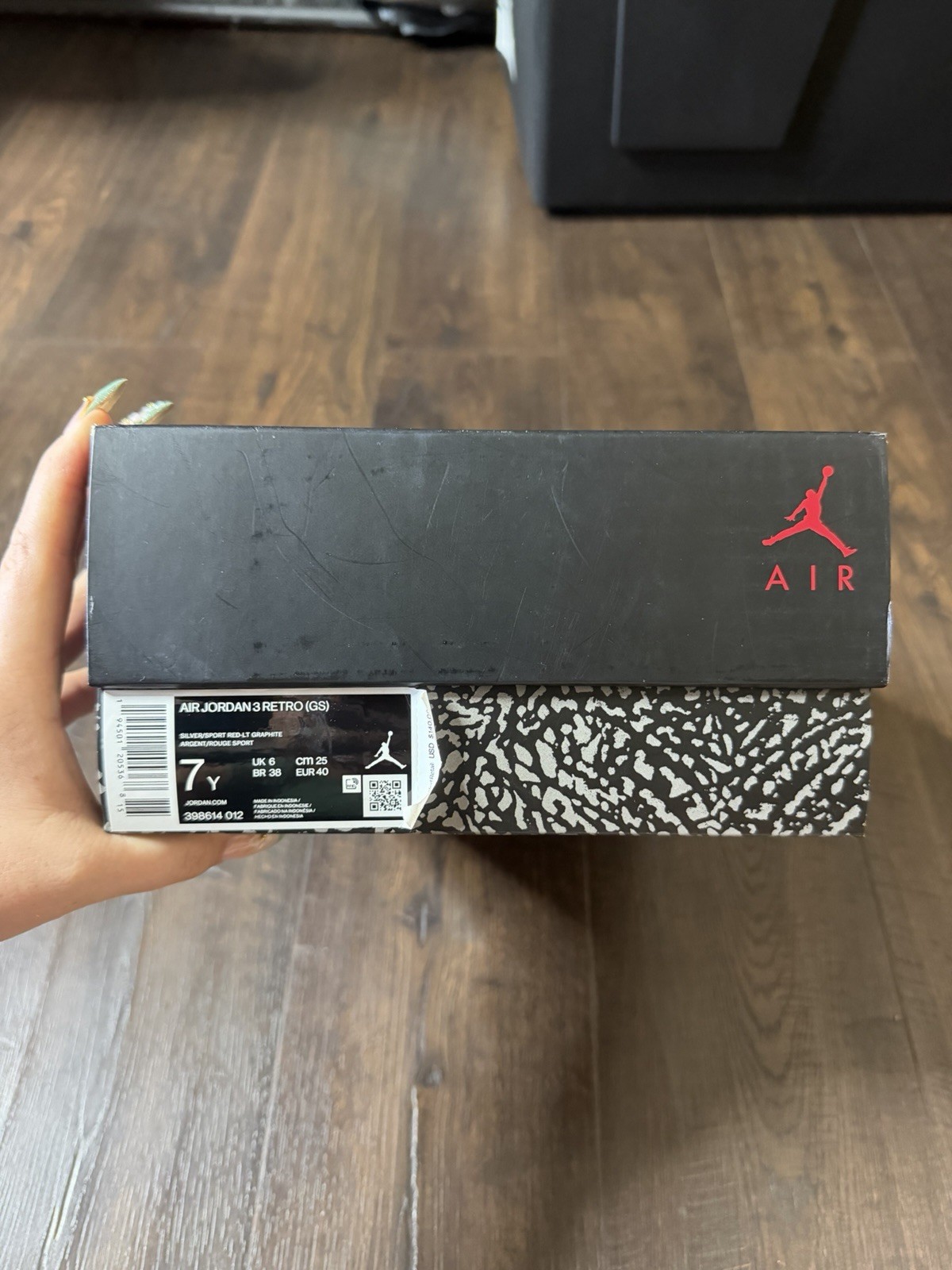 Air Jordan 3 Retro Cool Grey GS 7Y/8.5W