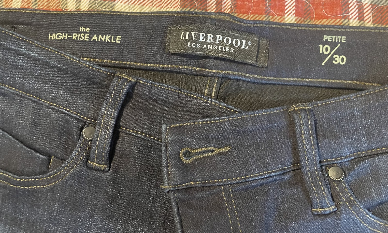 Liver Pool Jeans The High Rise Ankle Petite 10/30