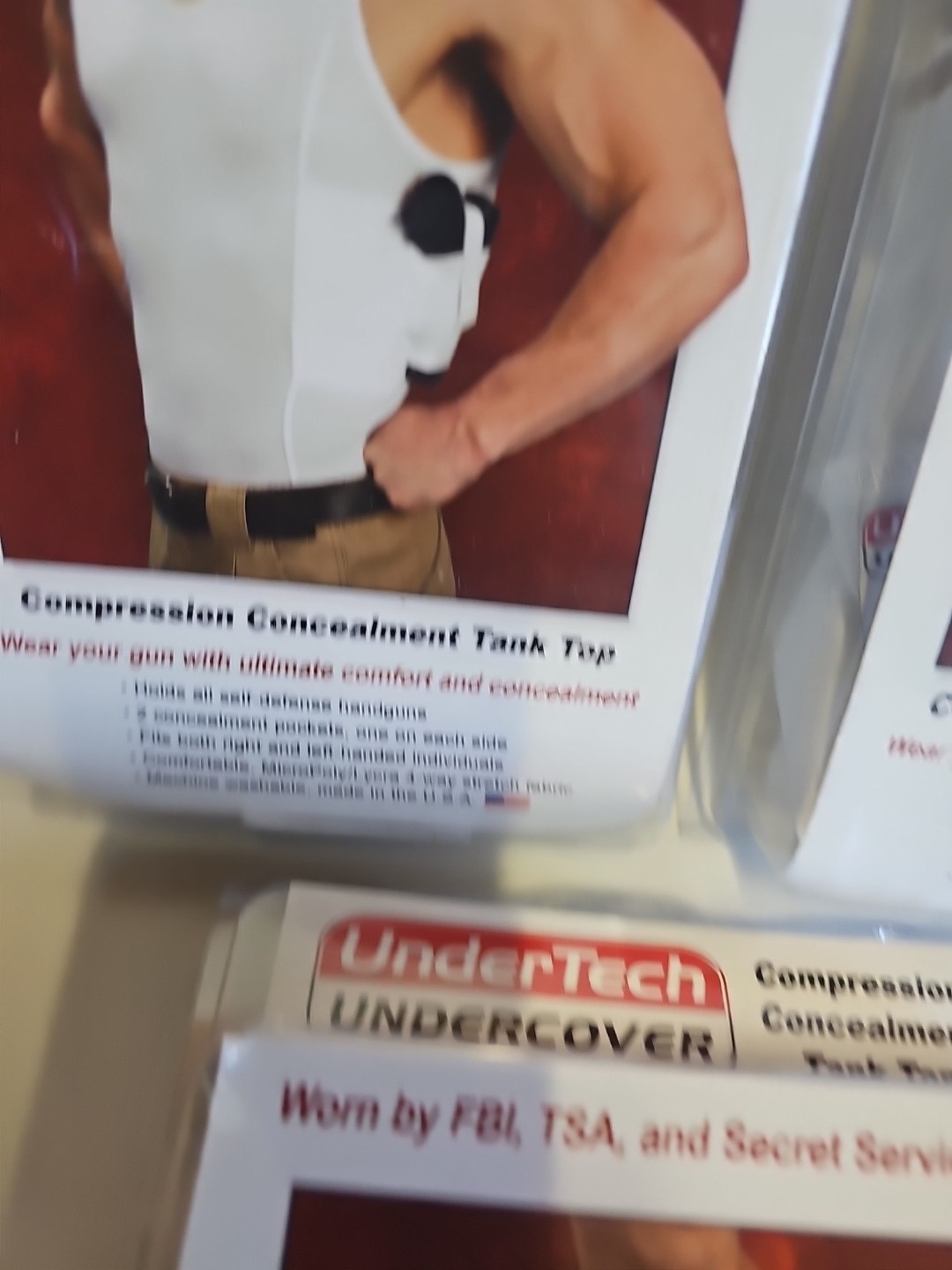 UnderTech Undercover Men’s Concealed Carry Holster Tank White Large