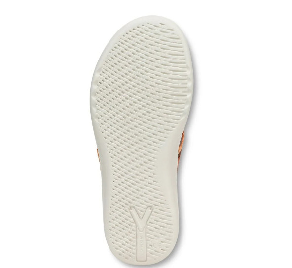 Vionic Women Beach Indigo Toe Post Sandal, Shell Coral Multi (NEW WT)