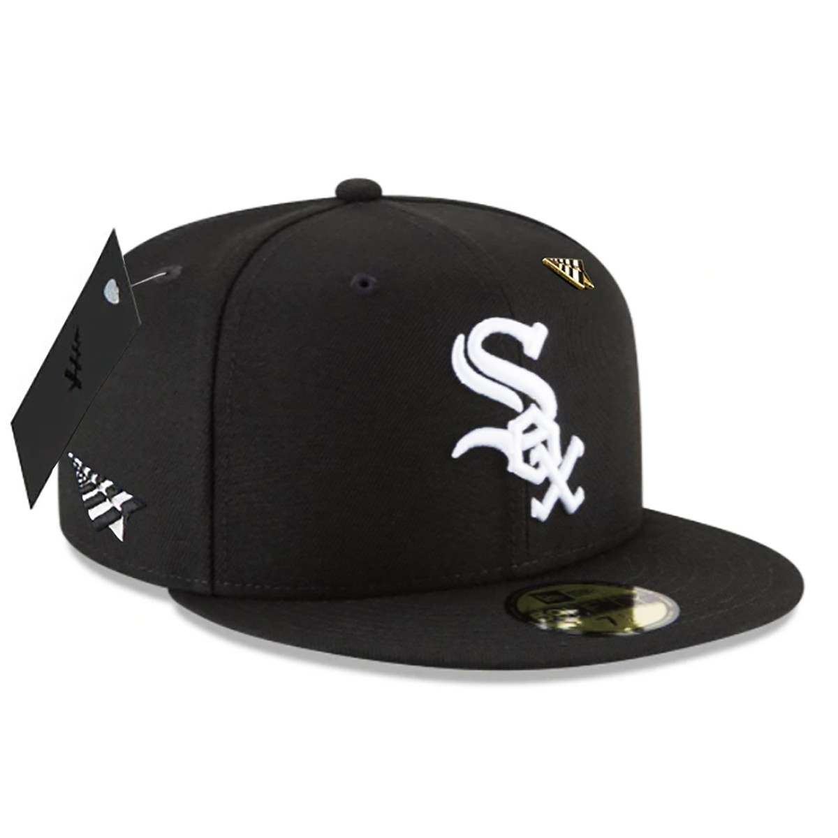 Brand New 59FIFTY RocNation Paper Planes Cap – MLB White Sox Black Fitted Hat