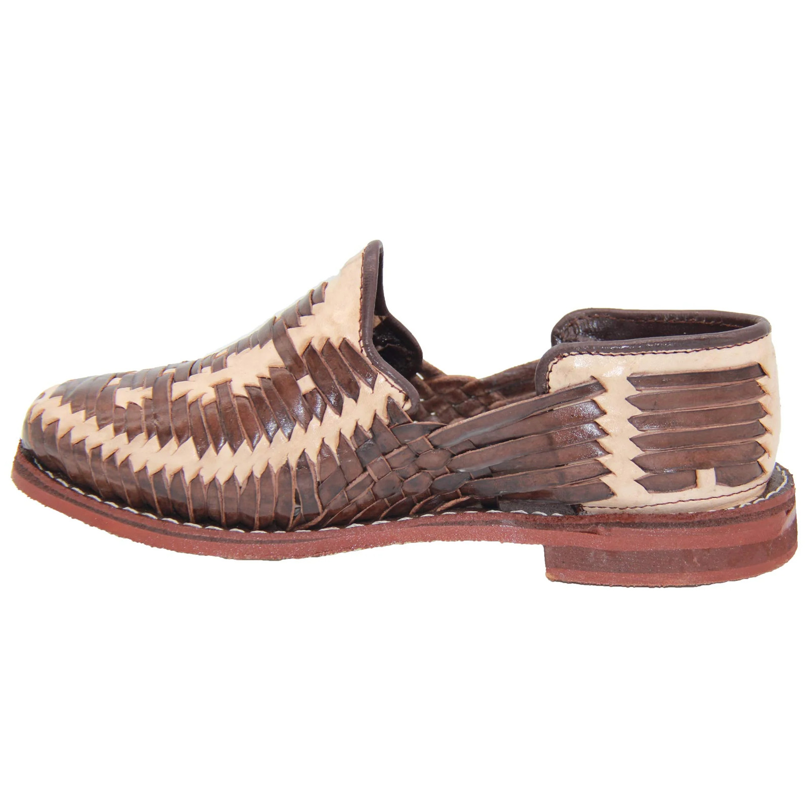 Men’s Leather Authentic Mexican Huarache Sandal Closed Toe