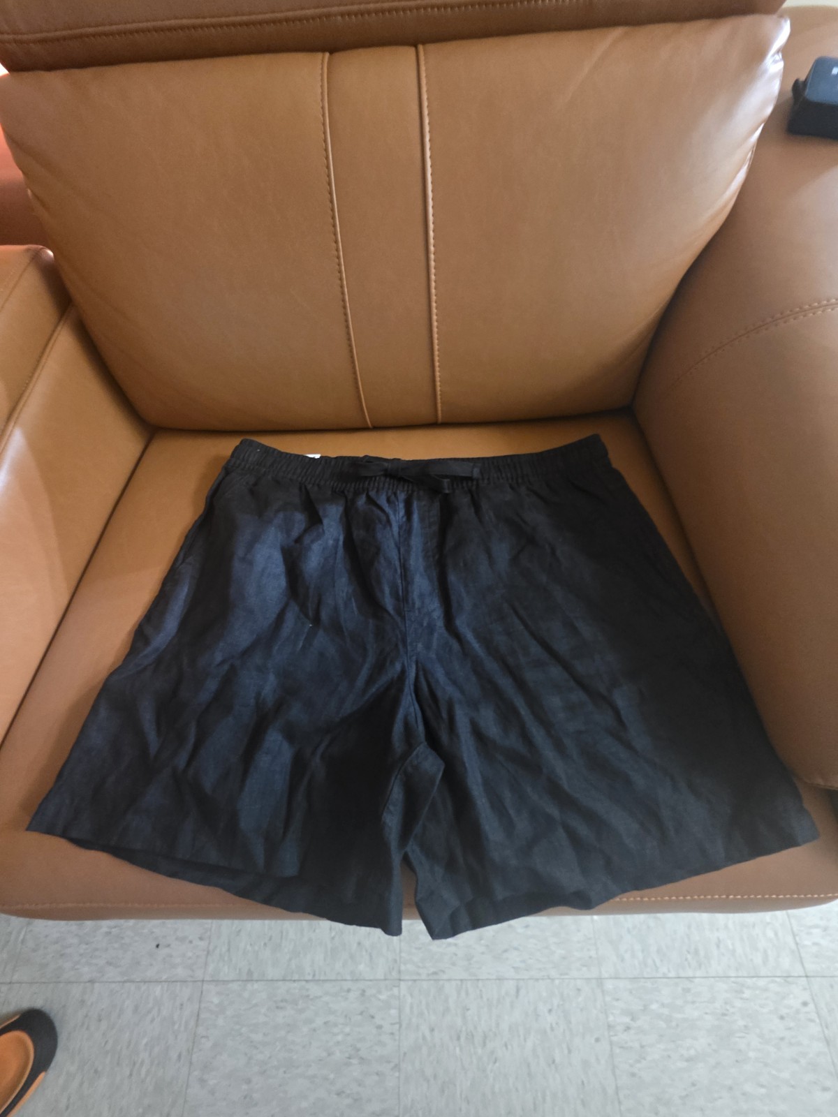 🔥COTTON:ON LINEN EASY SHORT SIZE XL COLOR BLACK