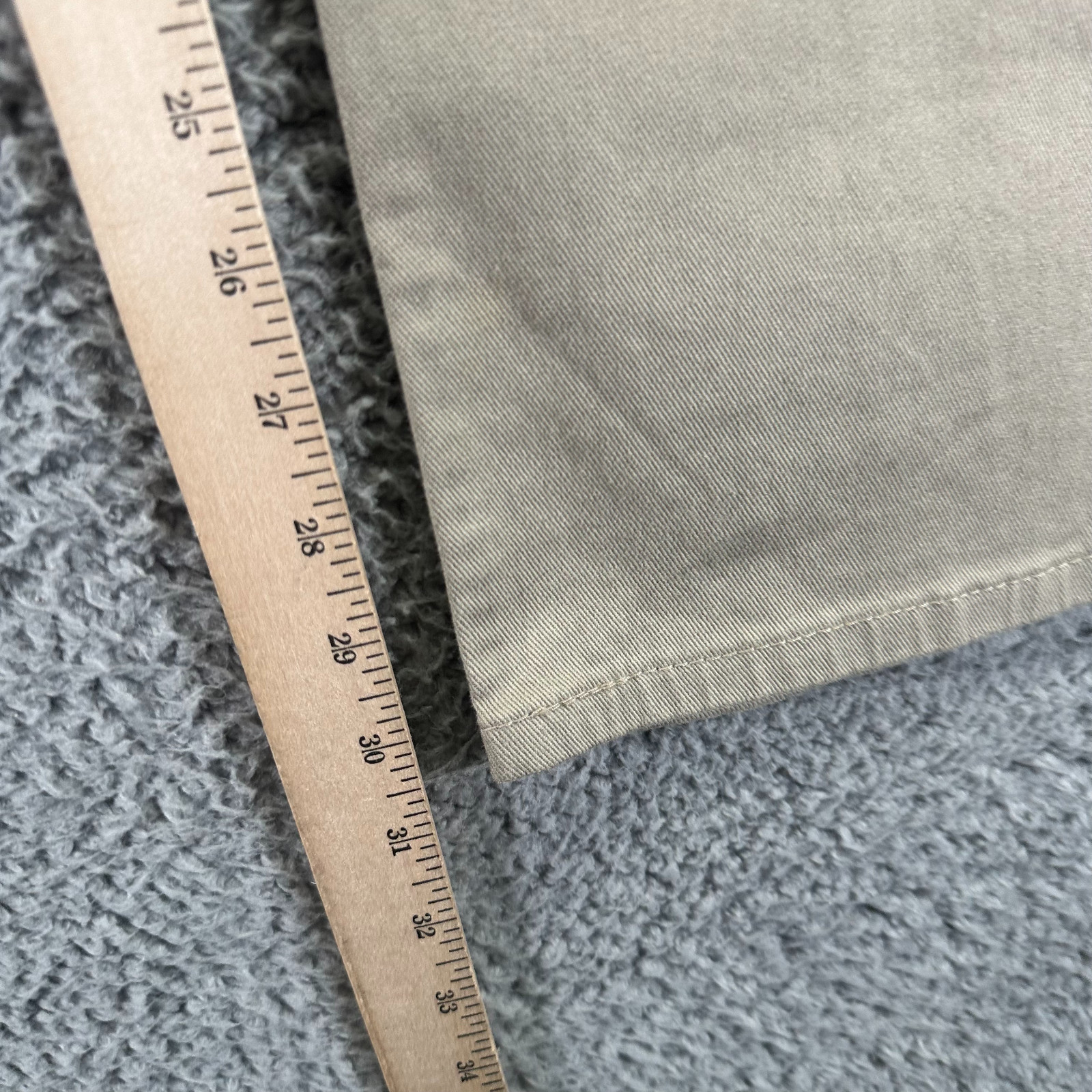 Levi’s 513 Jeans Mens 36×30 Beige Cotton Denim Straight Workwear Travel Stretch