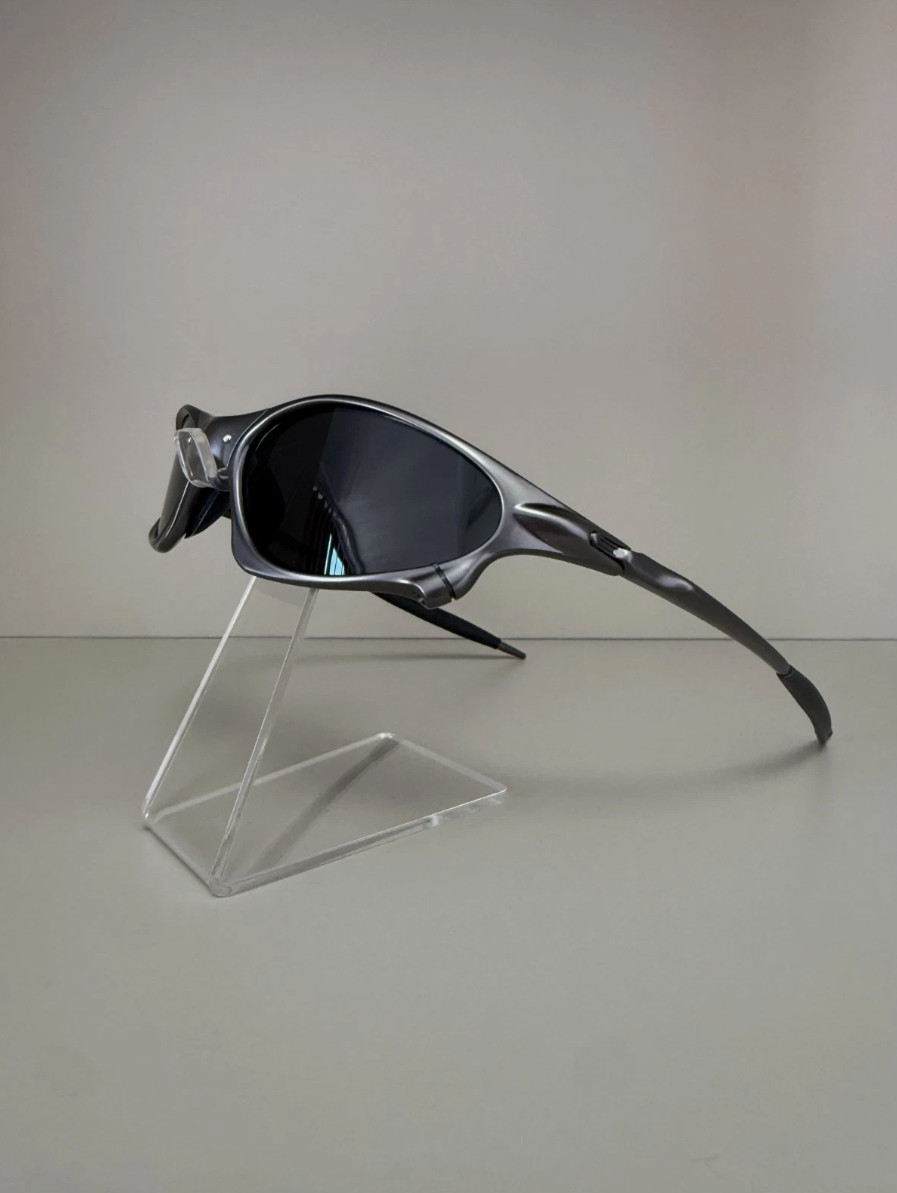 Oakley Penny Juliet X Metal Sunglasses Gray Frame Black Lens