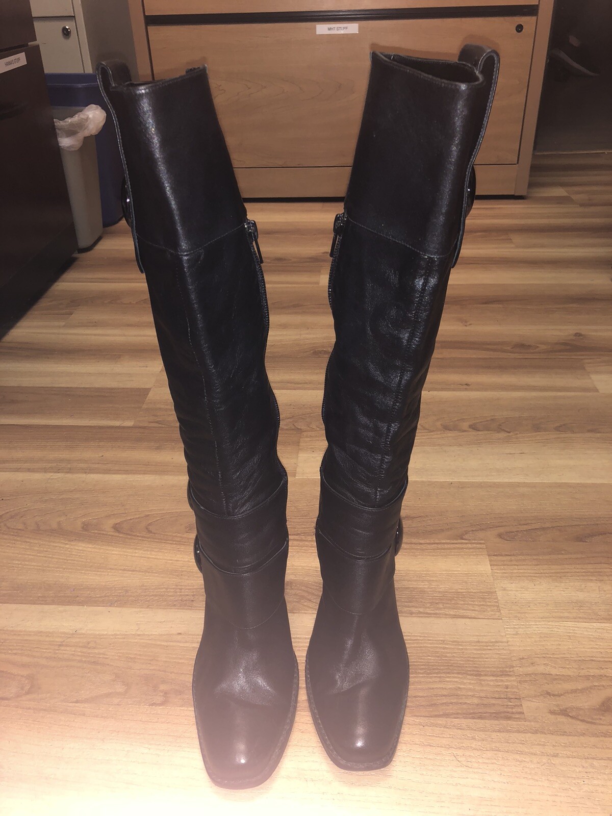 Jessica Bennett Black Pull- On Womens Fashion Boots Size 7