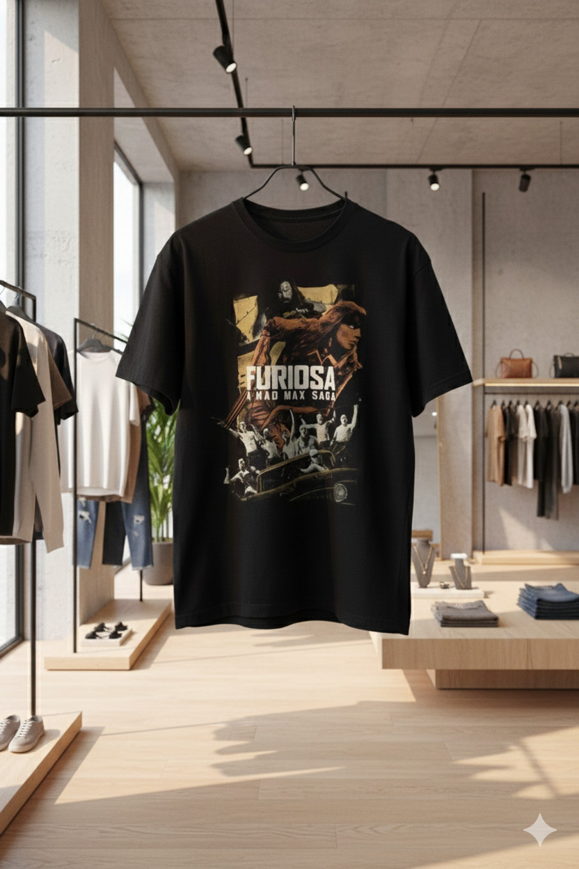 Furiosa A Mad Max Saga Graphic Unisex T-Shirt Movie Fan Tee – S242