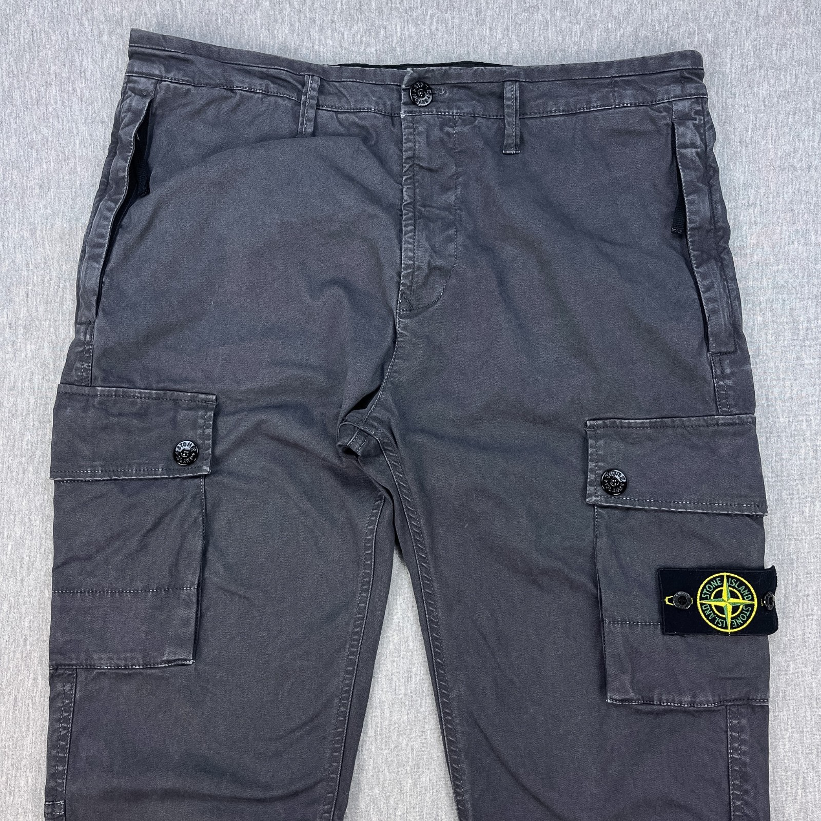 Stone Island Type SL Cargo Trouser Mens W34 *Fits 36×32 Gray Tapered Utility