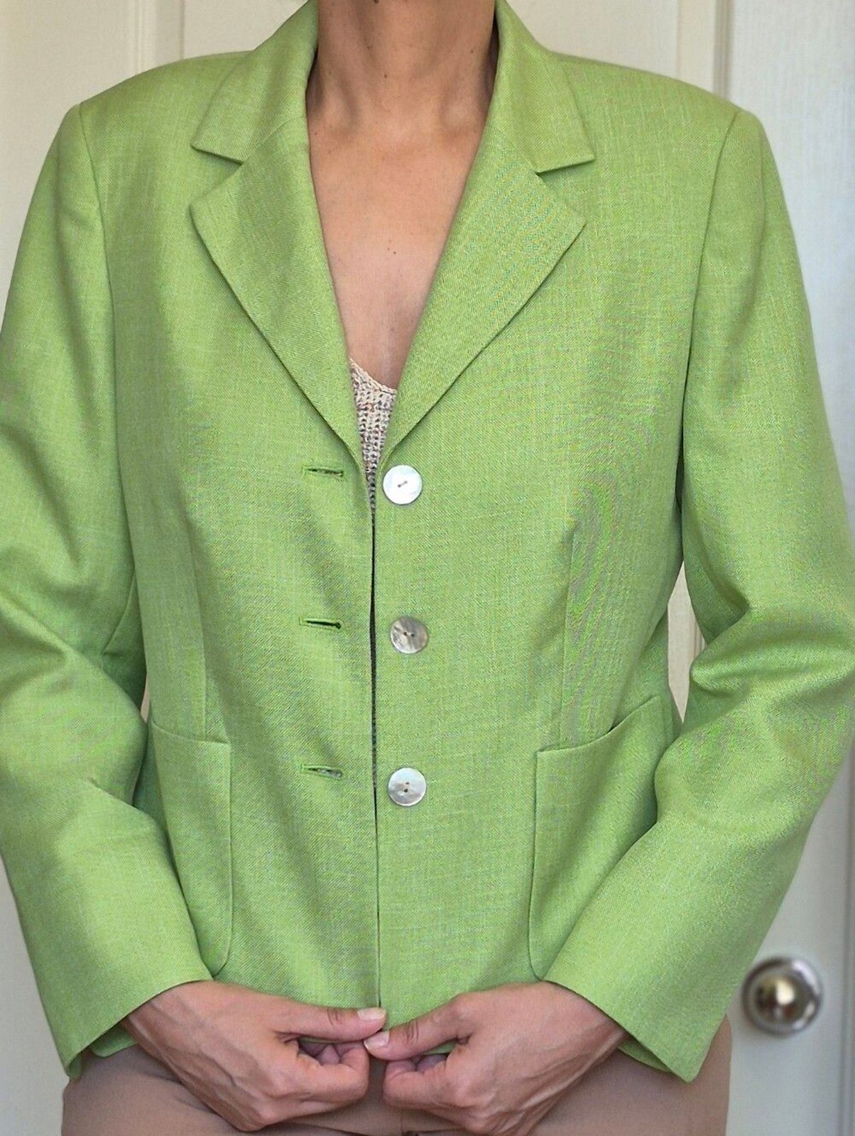 Three button Vintage Blazer Sz Large