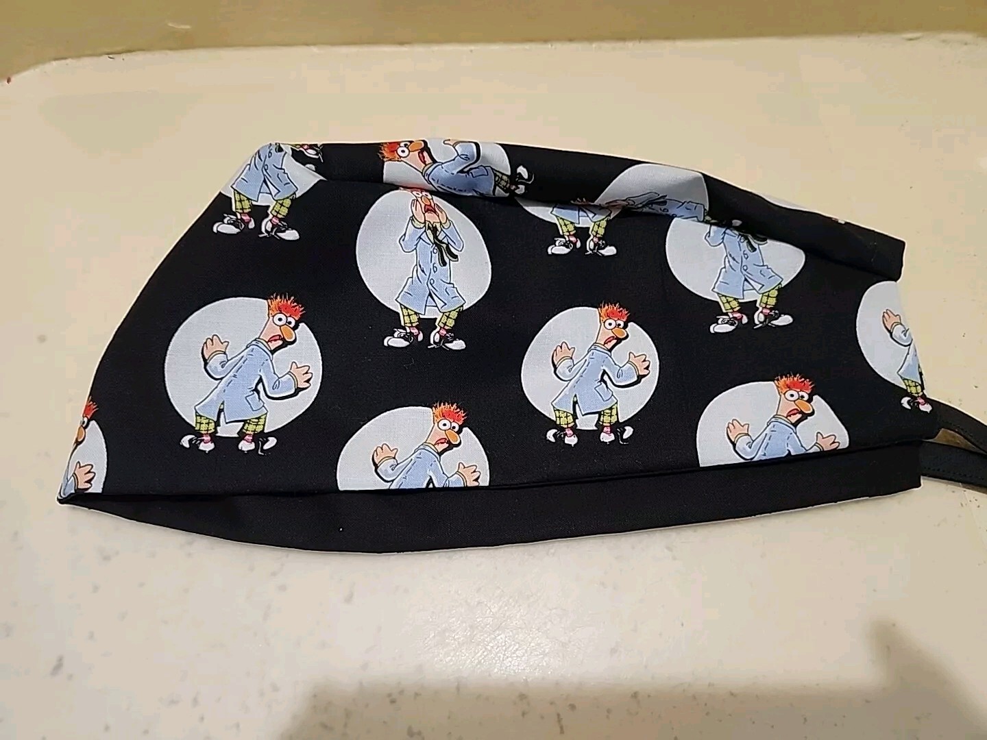 Beaker Muppet Men’s Skull/Chemo Surgical Scrub Hat/Cap Handmade