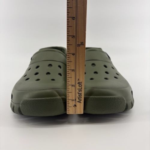Crocs Men’s Offroad Sport Clogs Slip-on Sandals – US Size 13 | Army Green / Navy