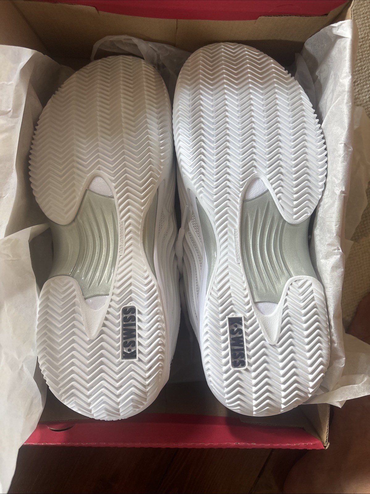 K Swiss Hypercourt Express 3 Clay Size 10M (43 EUR) Men’s White