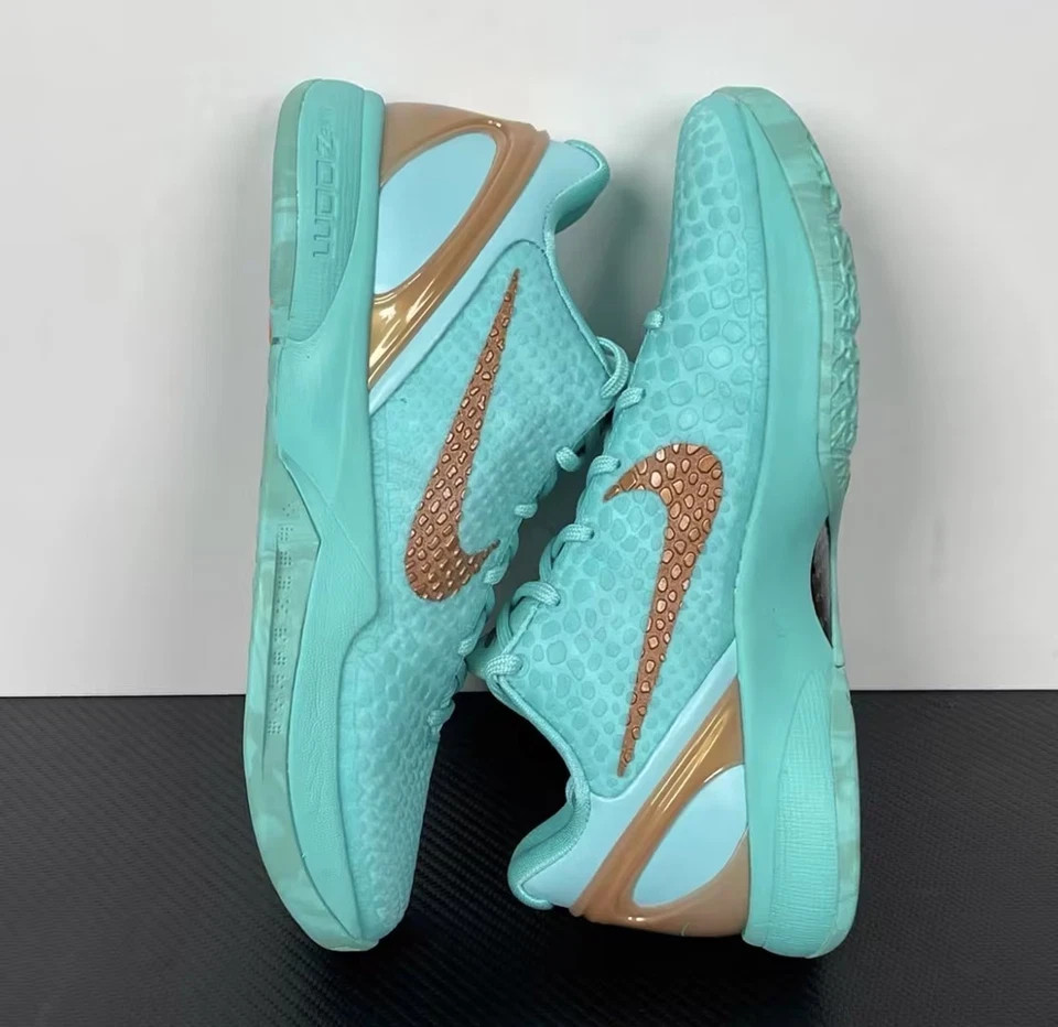 alen Brunson x Zoom Kobe 6 Protro ‘Statue of Liberty Men’s IQ5774-300 Size10