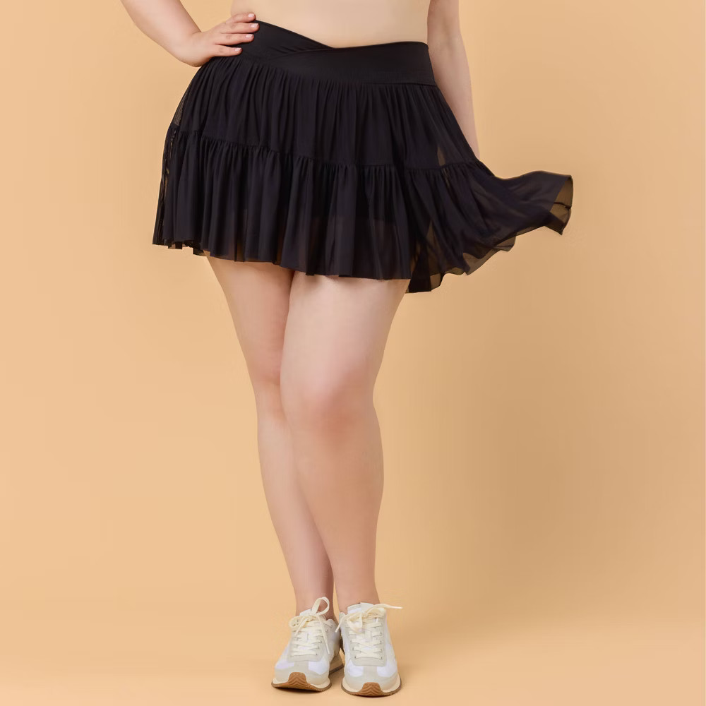 Blogilates Women Mommy & Me Ballerina Skort – Black 1X