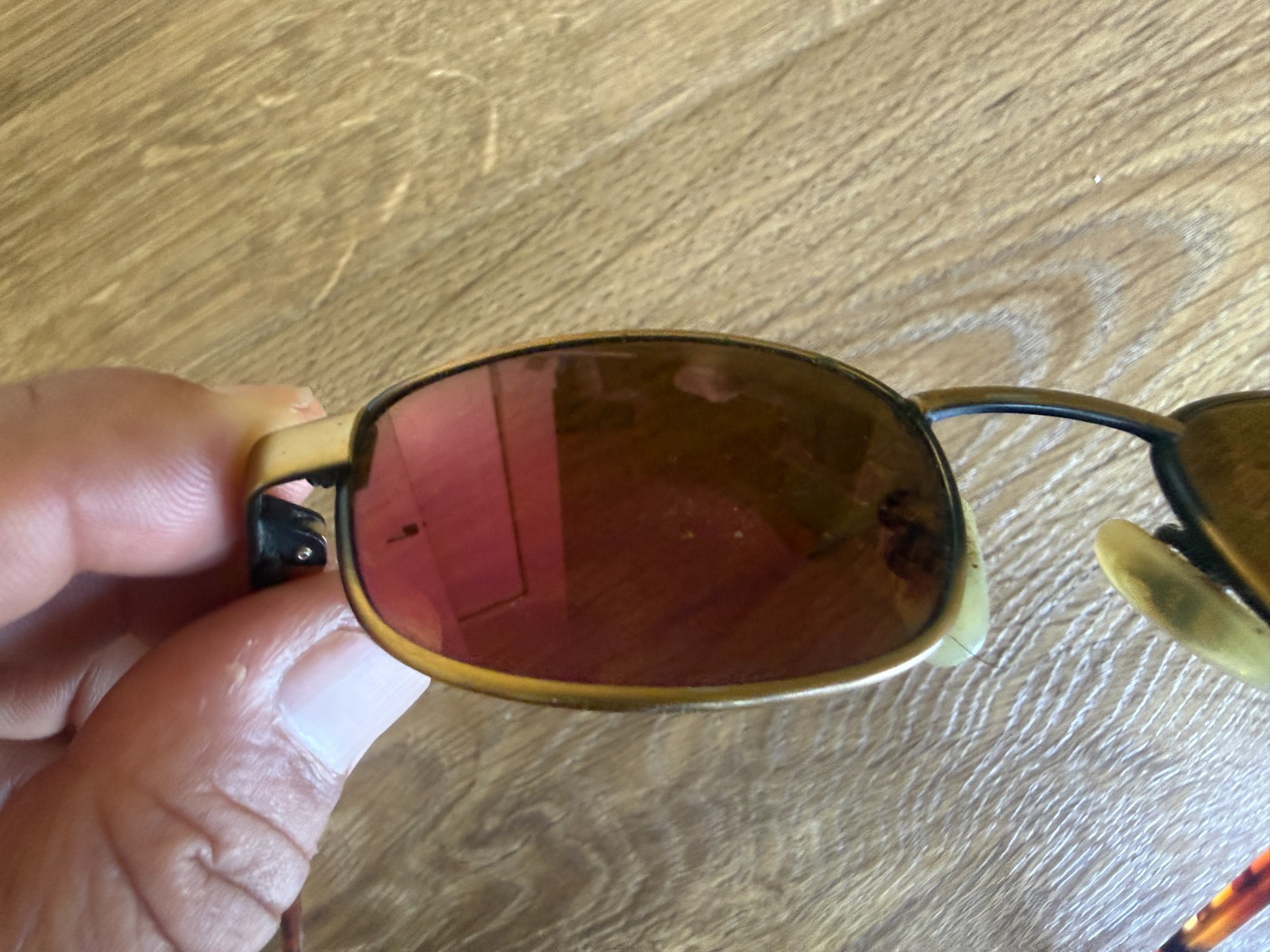 Vintage REVO Model 1112 Sunglasses Scratches on Frame and Lenses