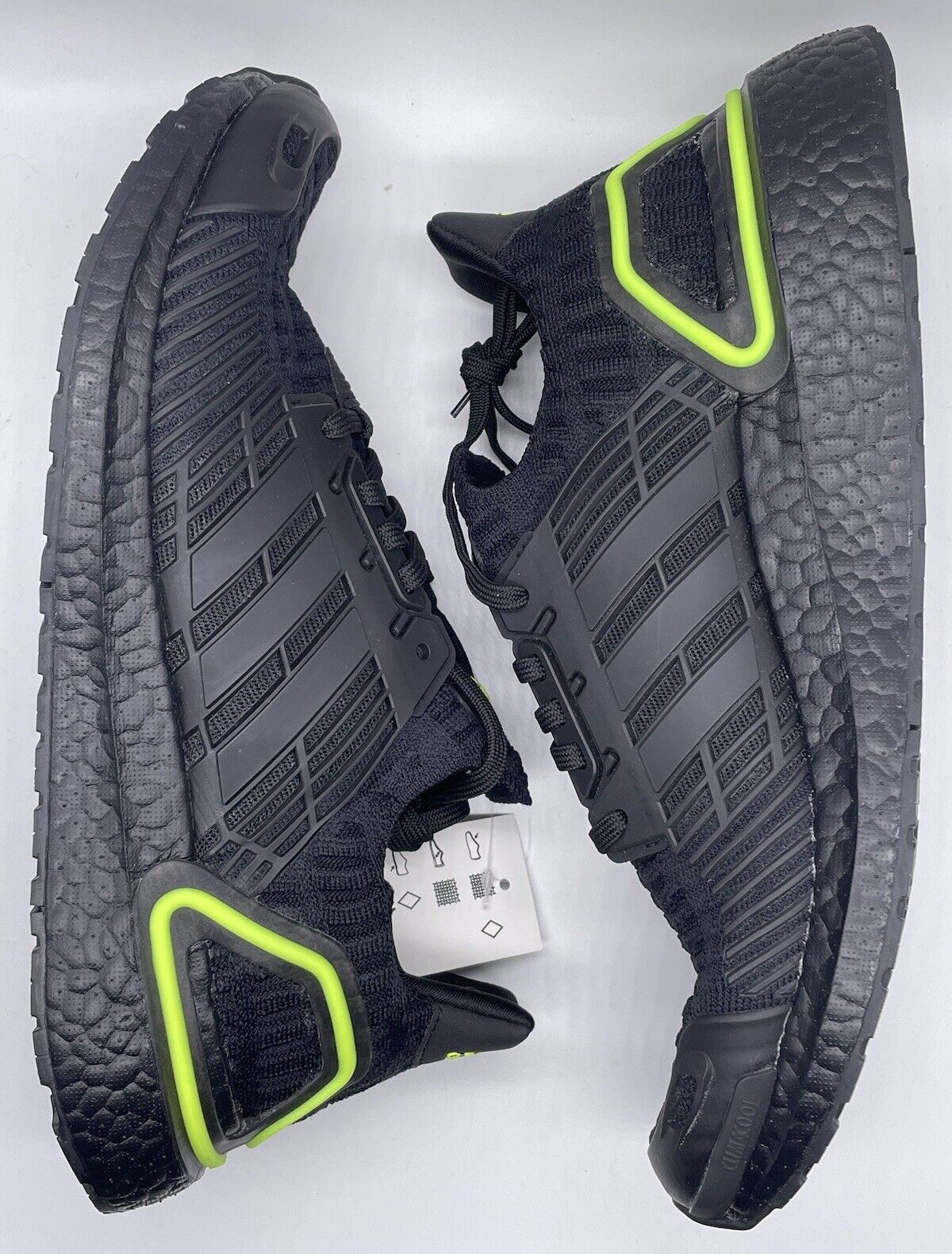 adidas Mens UltraBoost CC_1 DNA Black Solar Yellow Climacool GX7812 Size 7.5