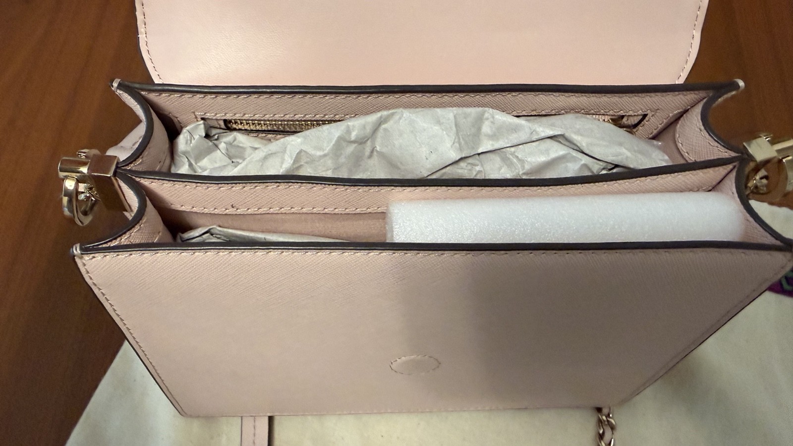 Tory Burch Robinson Convertible Shoulder Bag – Crossbody – Shell Pink