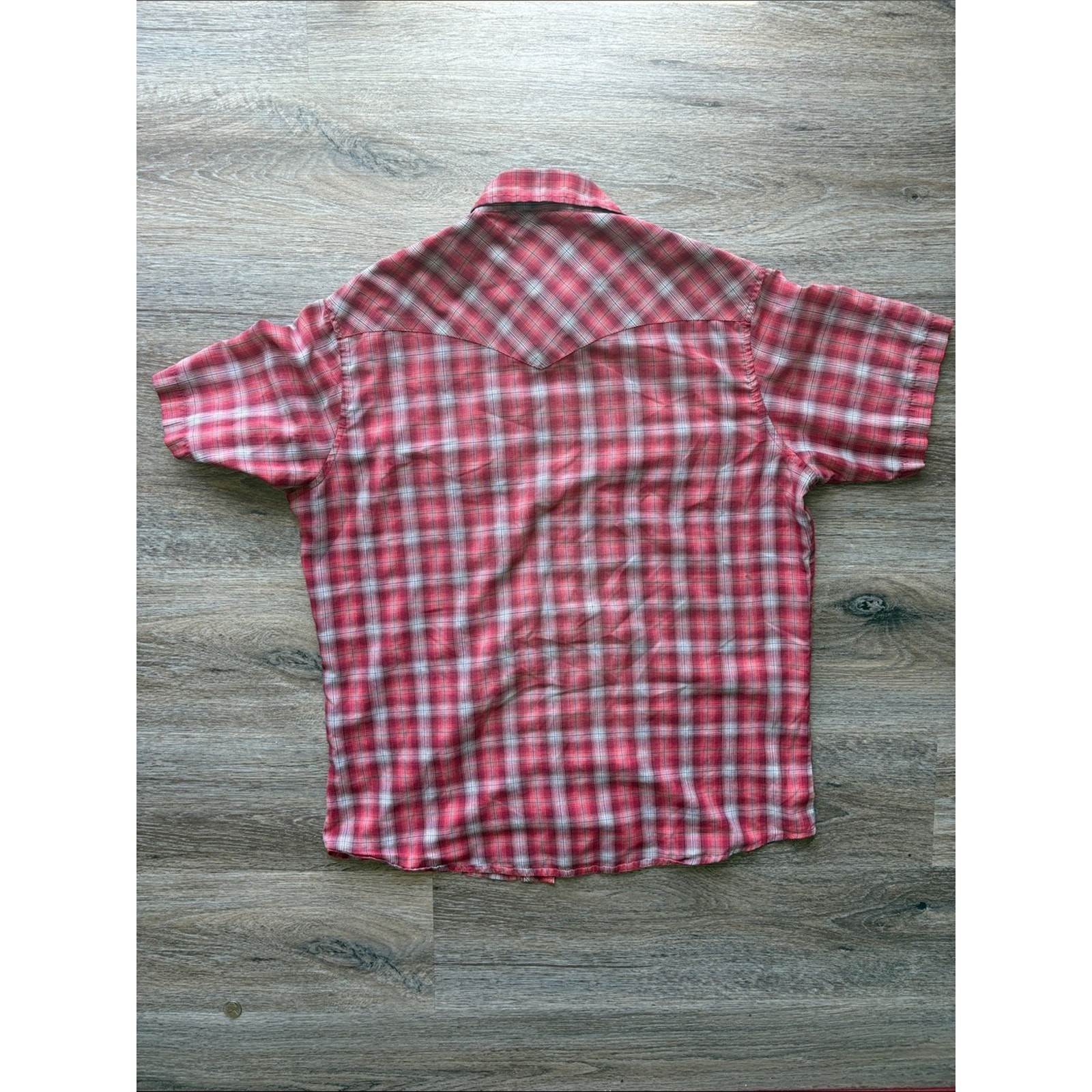 Vintage Bundle Wrangler Pearl Snap Men’s Plaid Shirt cowboy western L