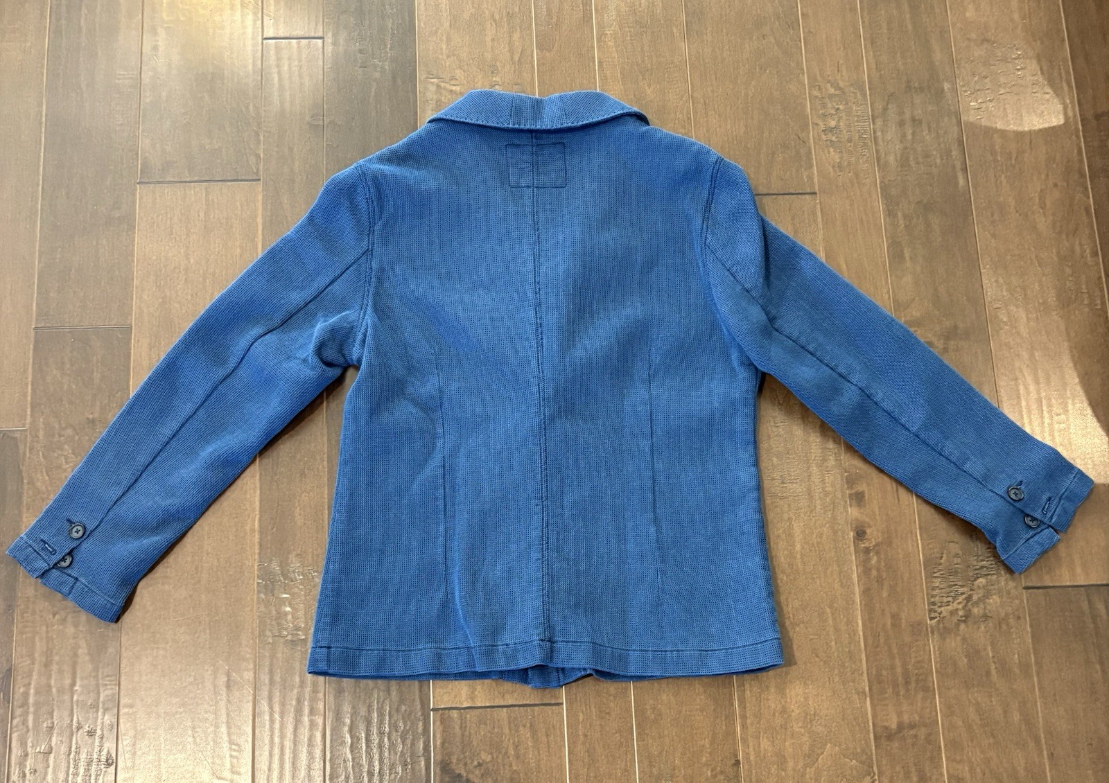 TRIENT XL Blue Shawl Collar Jacket