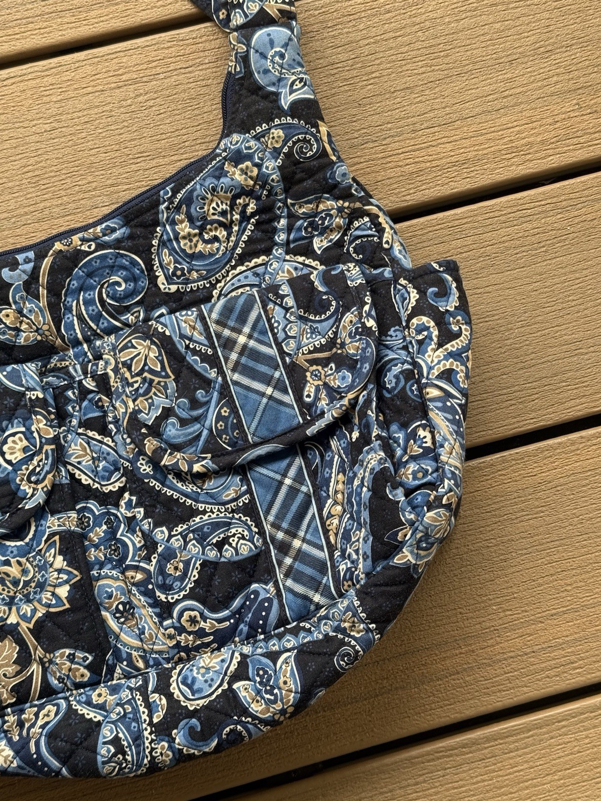 Vera Bradley Cargo Sling Windsor Blue Retired Vintage EUC