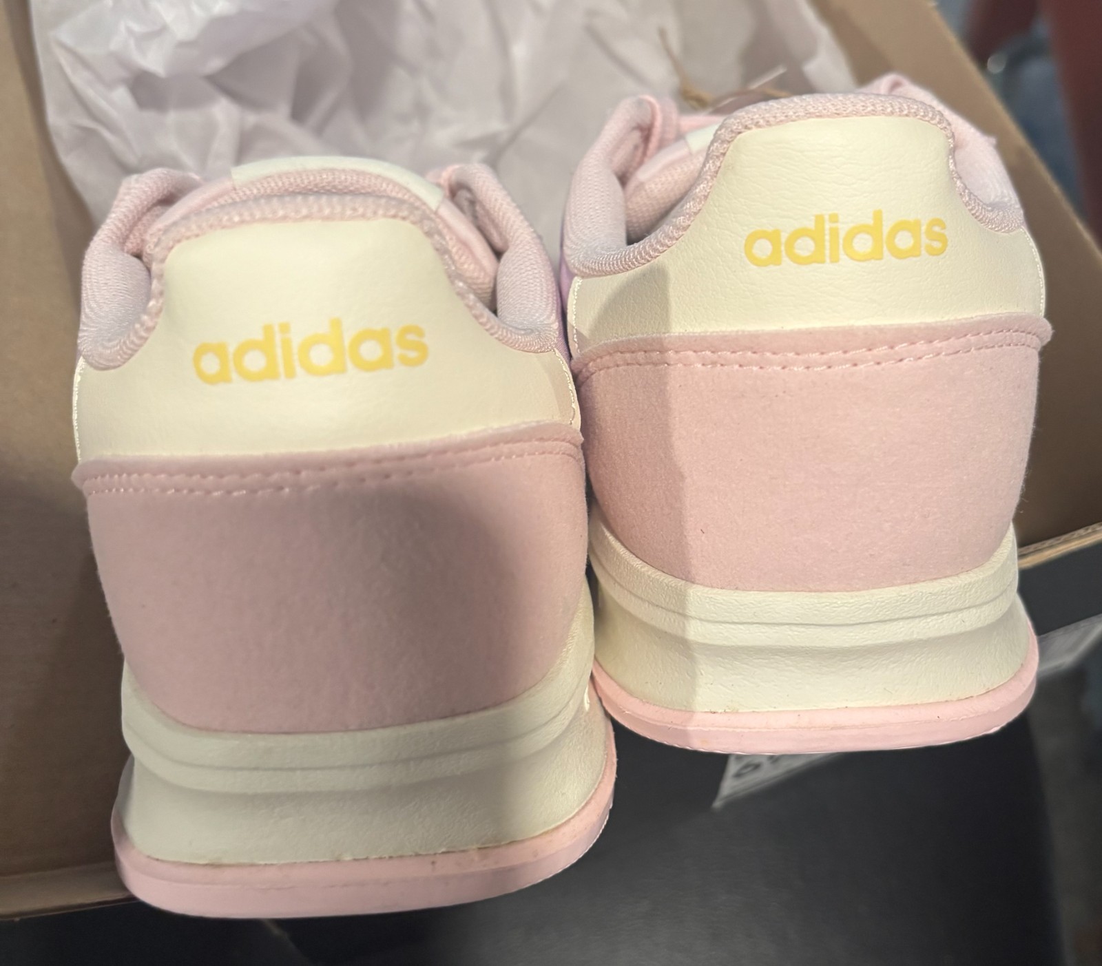 Adidas Run 70s 2.0 J, JS2306, US 6.5 (Kids/Junior), pink/lavender/cream colorway