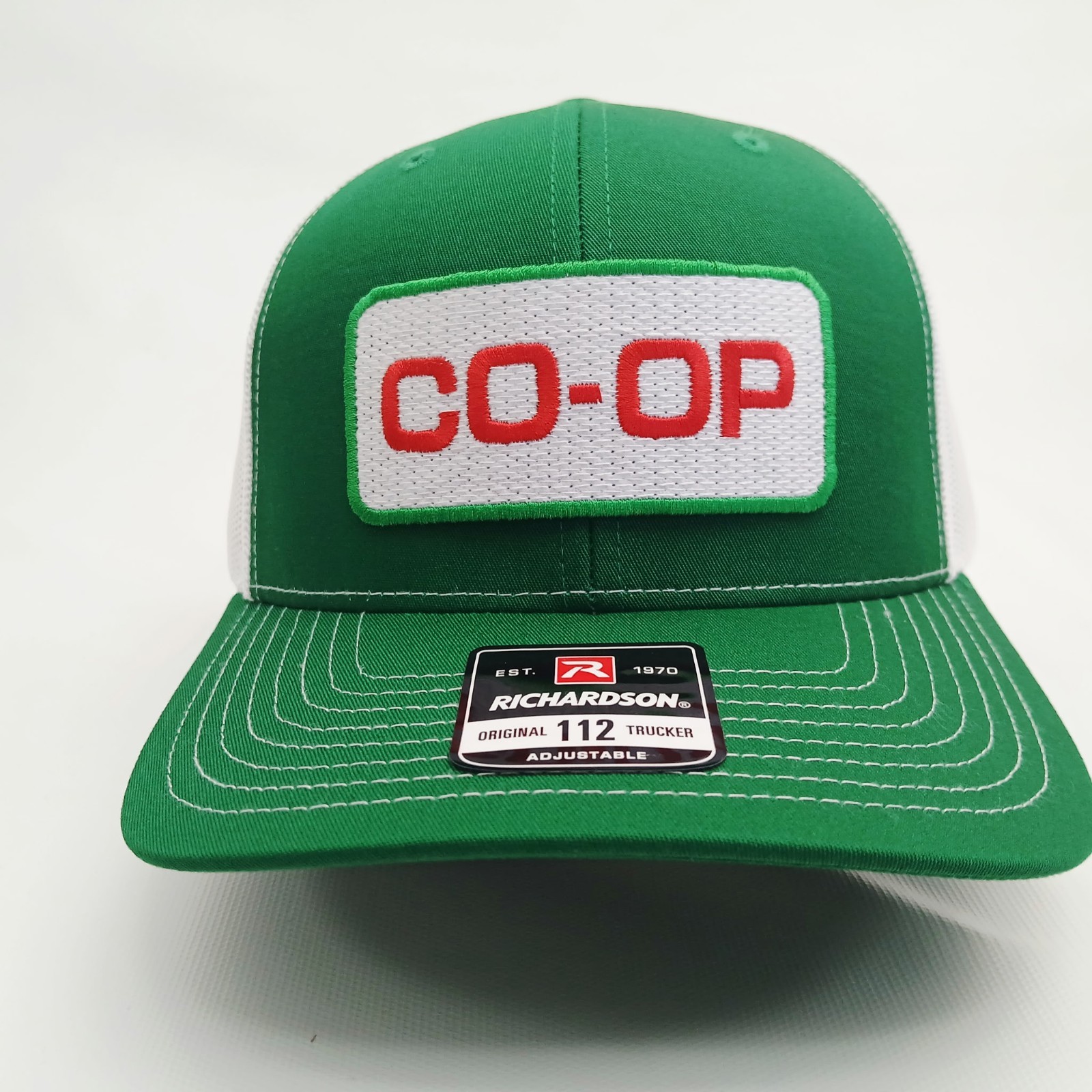 CO-OP SEED Farm Ranch Embroidered Patch Richardson 112 Hat Cap Green