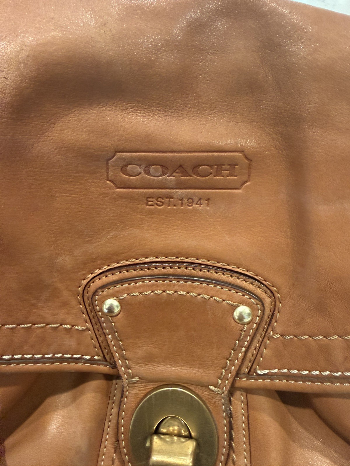 Vintage Coach Legacy Ali Saddle Handbag Shoulder Bag Purse F12854 65th Anniv.