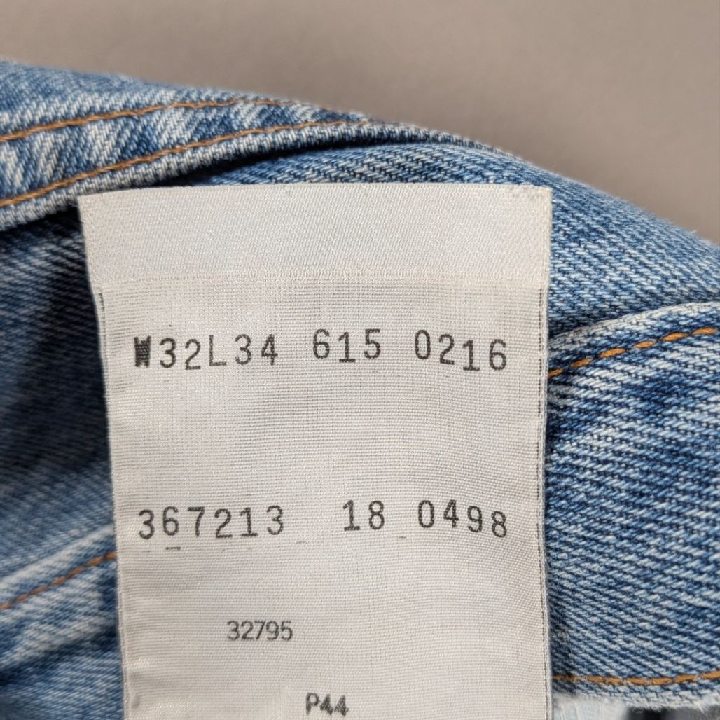 Vintage Levi’s 615 Orange Tab — Denim — Light Blue — Size 32W 34L