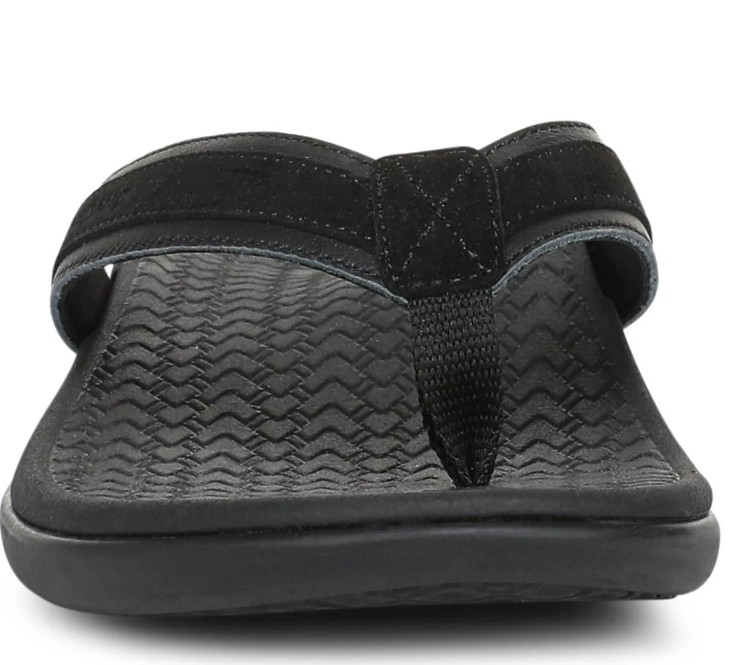 Hot sales! Vionic Tide 2.0 Toe Post Sandal – Black Suede