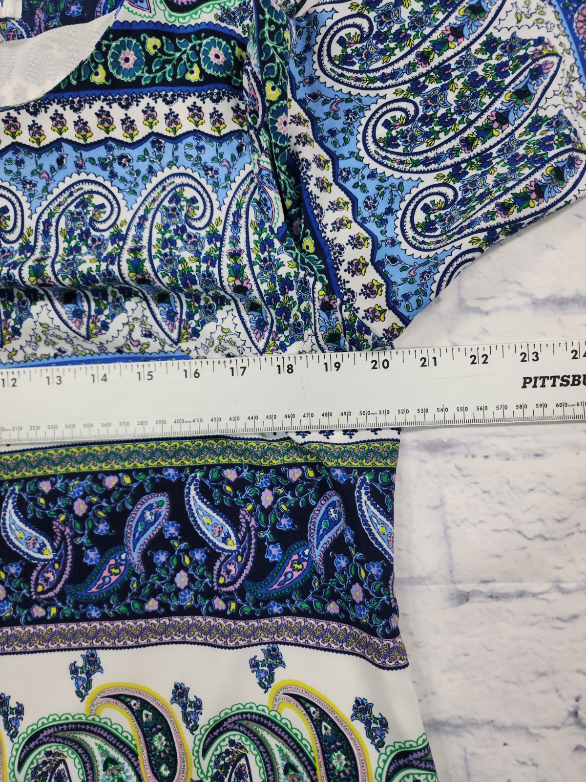 Old Navy WOMENS SIZE L Dress Blue Paisley Zip Casual Party Cocktail