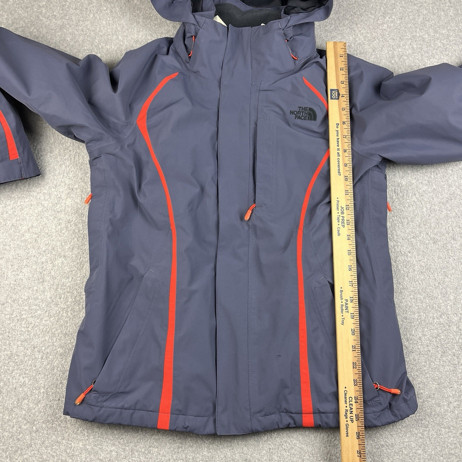 The North Face Ski Jacket Women Medium Hyvent Kira 2.0 Triclimate Greystone Blue