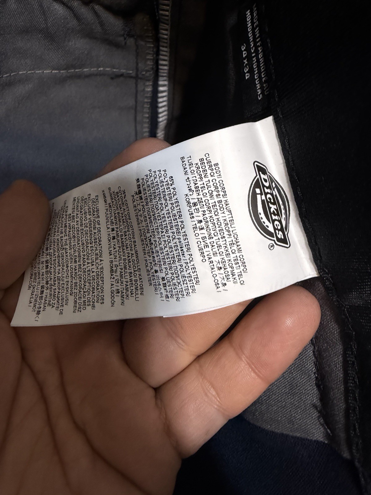 Dickies 874 Flex Original Fit Work Pants Blue Twill 34×34 D874FDN