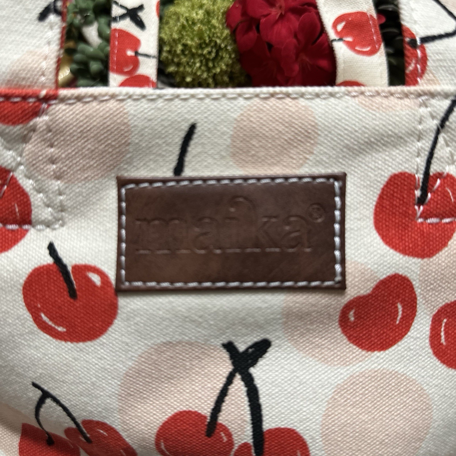 Maika Cherries Mini Tote Bag