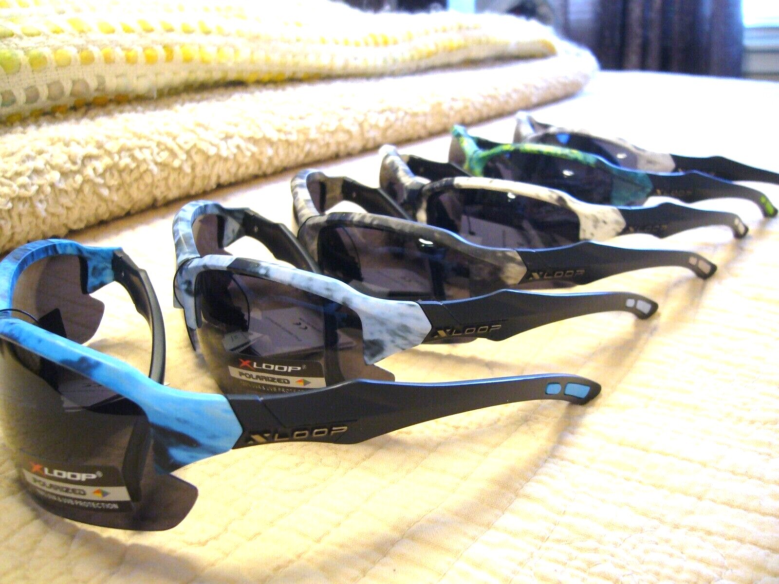 Polarized Sunglasses New Camouflage 1/2 Rim Frame Sunglasses USA Company PZ-3201