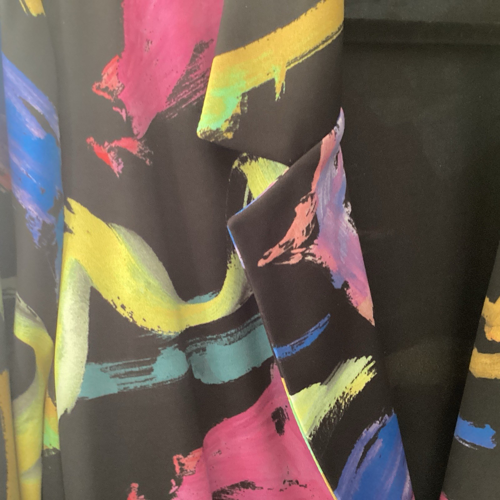 Joseph Ribkoff Size18 Lined Long Jacket-Length 35 1/2”…Multicoloured Modern