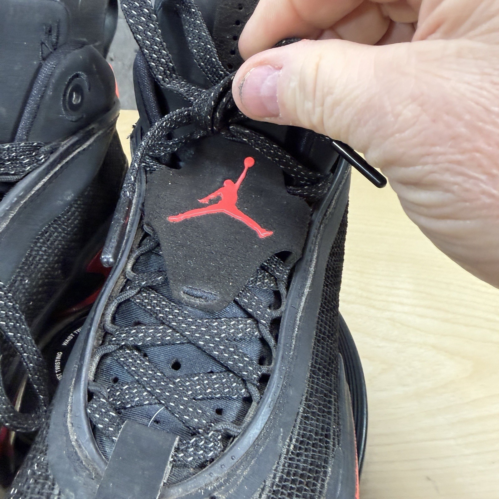 Jordan Air Jordan 36 Shoes Men Size 8.5 Black Infrared Basketball CZ2650-001