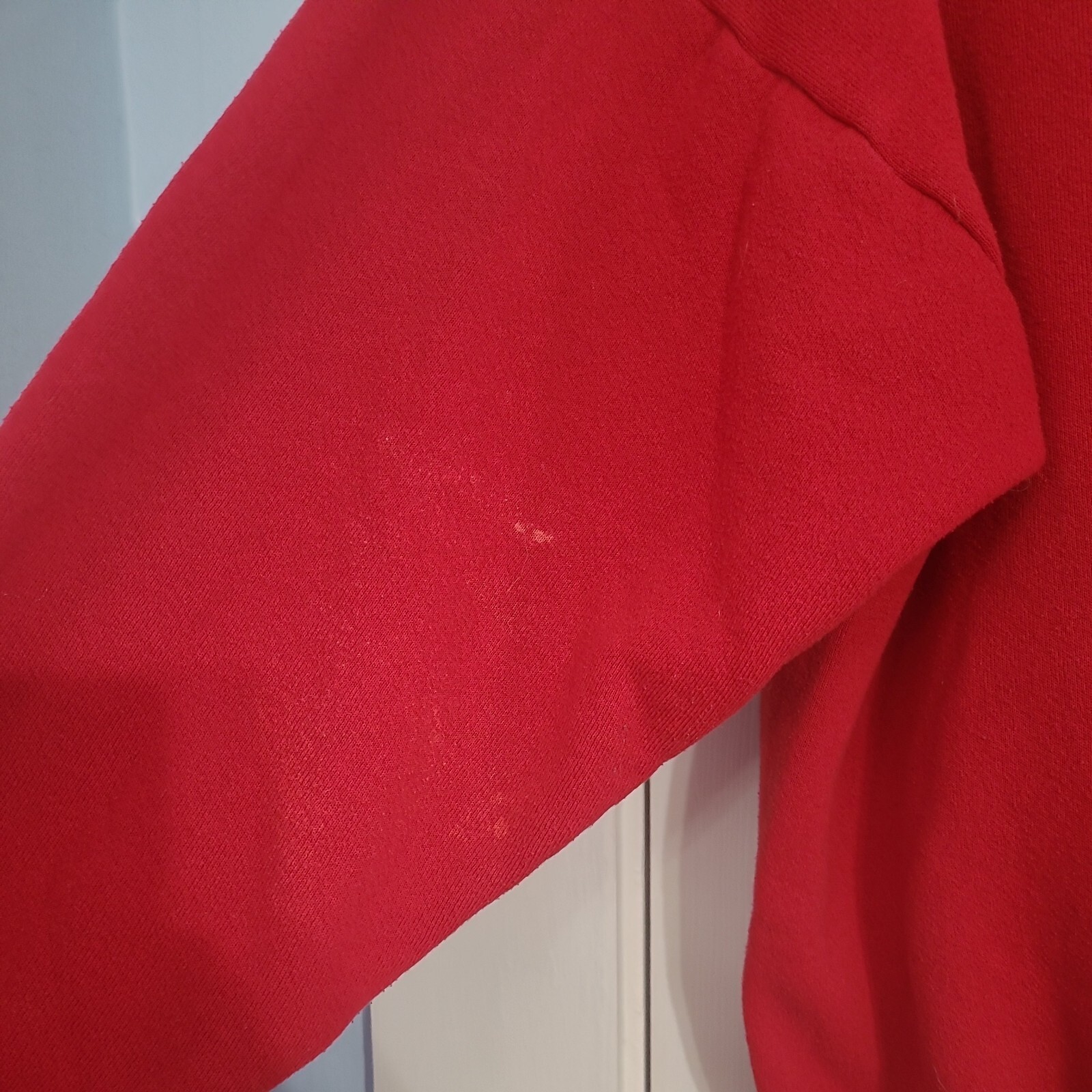 Vintage Red NutCracker Sweatshirt, 48″ Chest and 26″ Long from top to bottom.