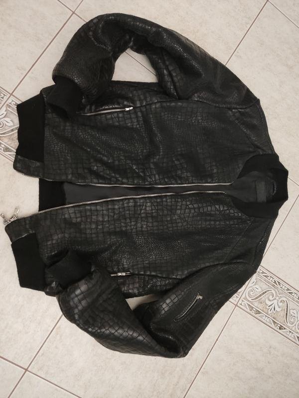 Men Officine Creative Jacket Black Leather 42 / XL