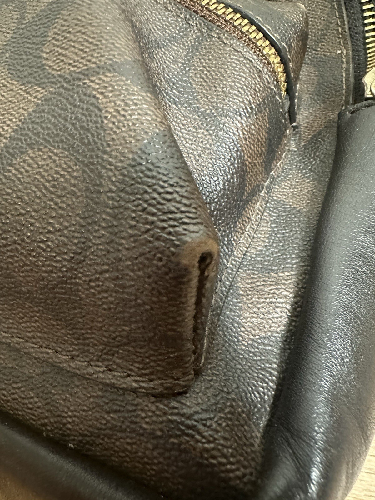 Coach Mini Charlie Backpack Signature Brown Black PVC Leather F58315 Bag