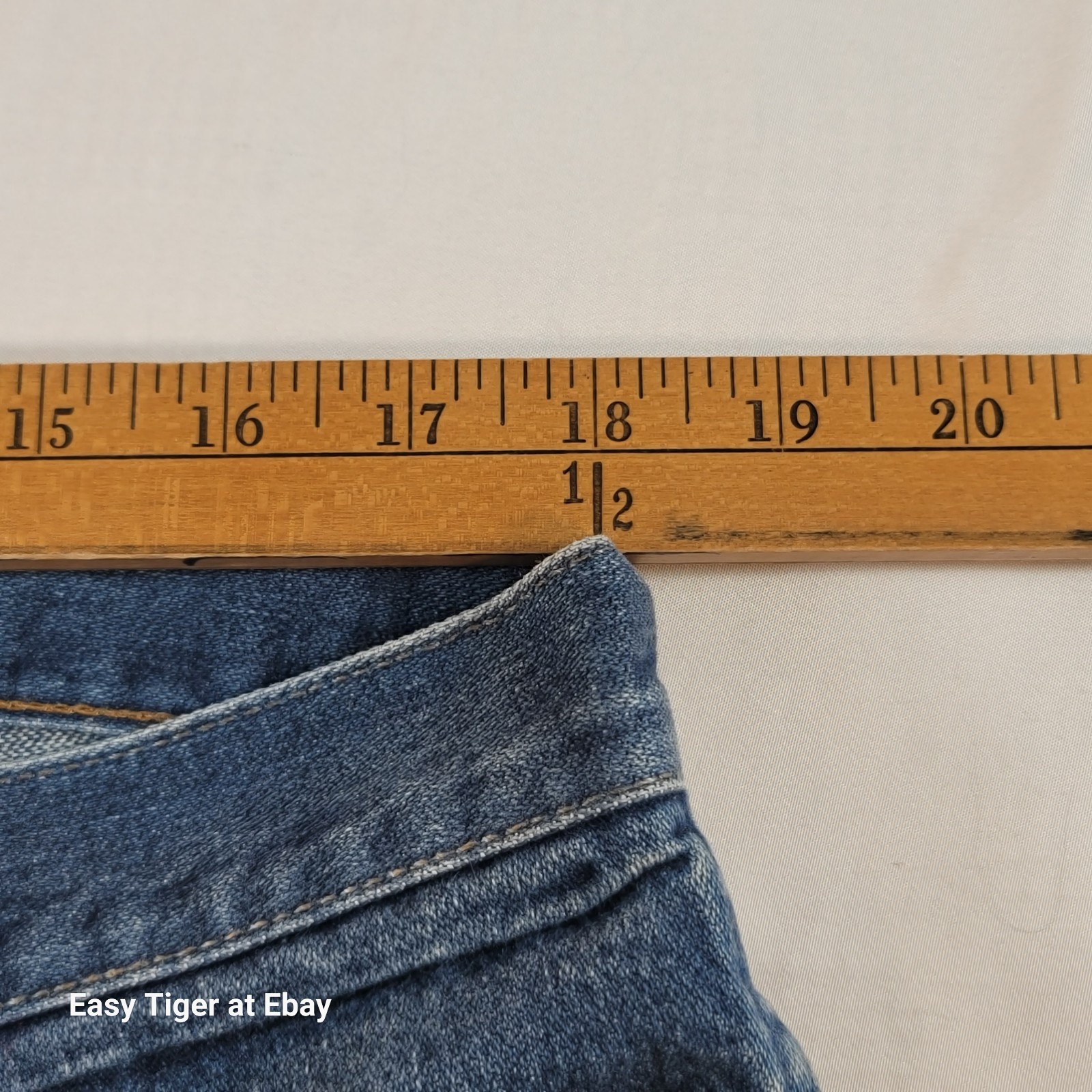 VTG Wrangler Mens 47MWZ Regular Fit Cowboy Cut Jeans 47MWZPW 38×30 Crease Starch
