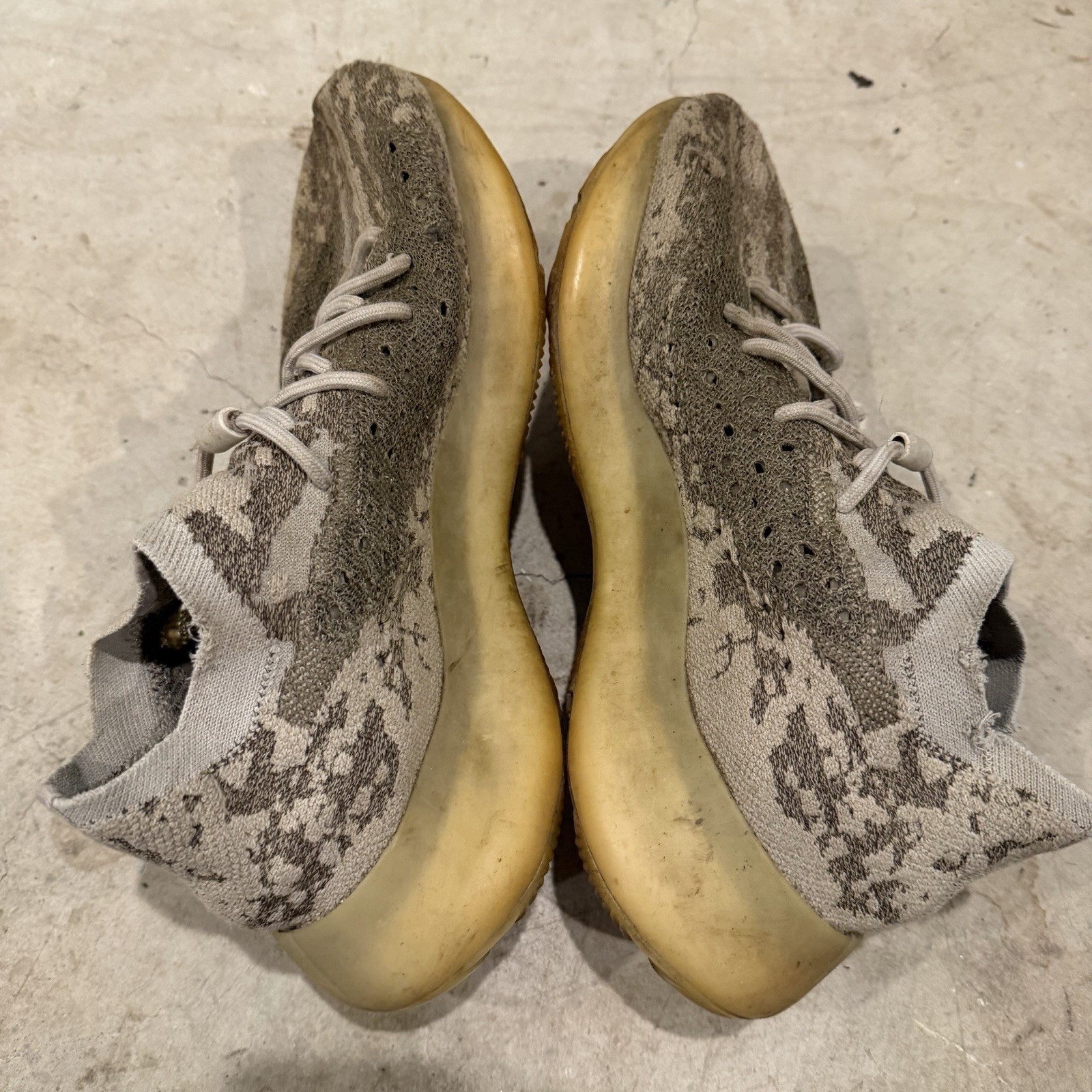 Adidas Yeezy Boost 380 Pyrite Mens Size 11 GZ0454 Used *STAINS*
