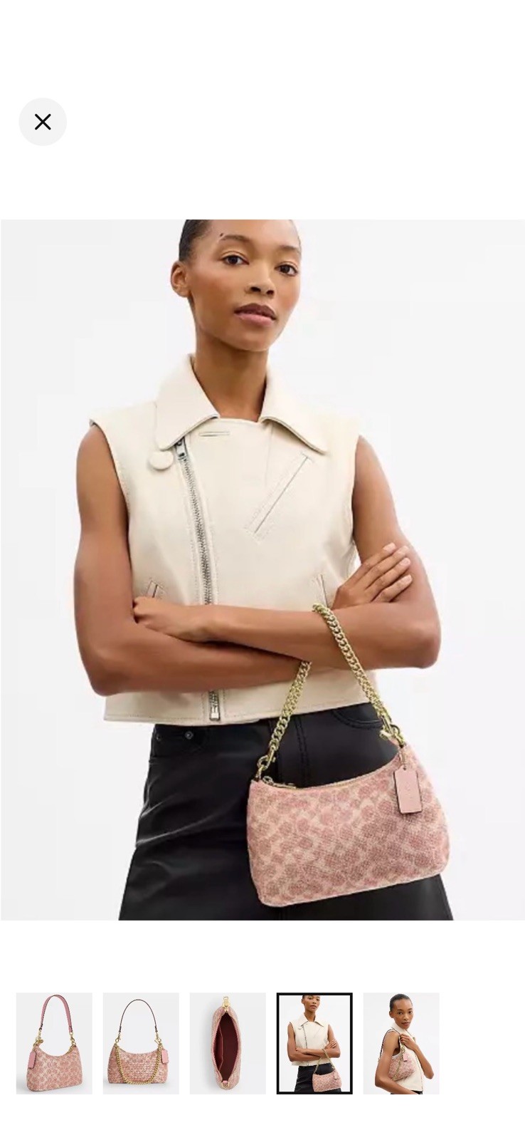Coach Teri Beaded Bag – Pink