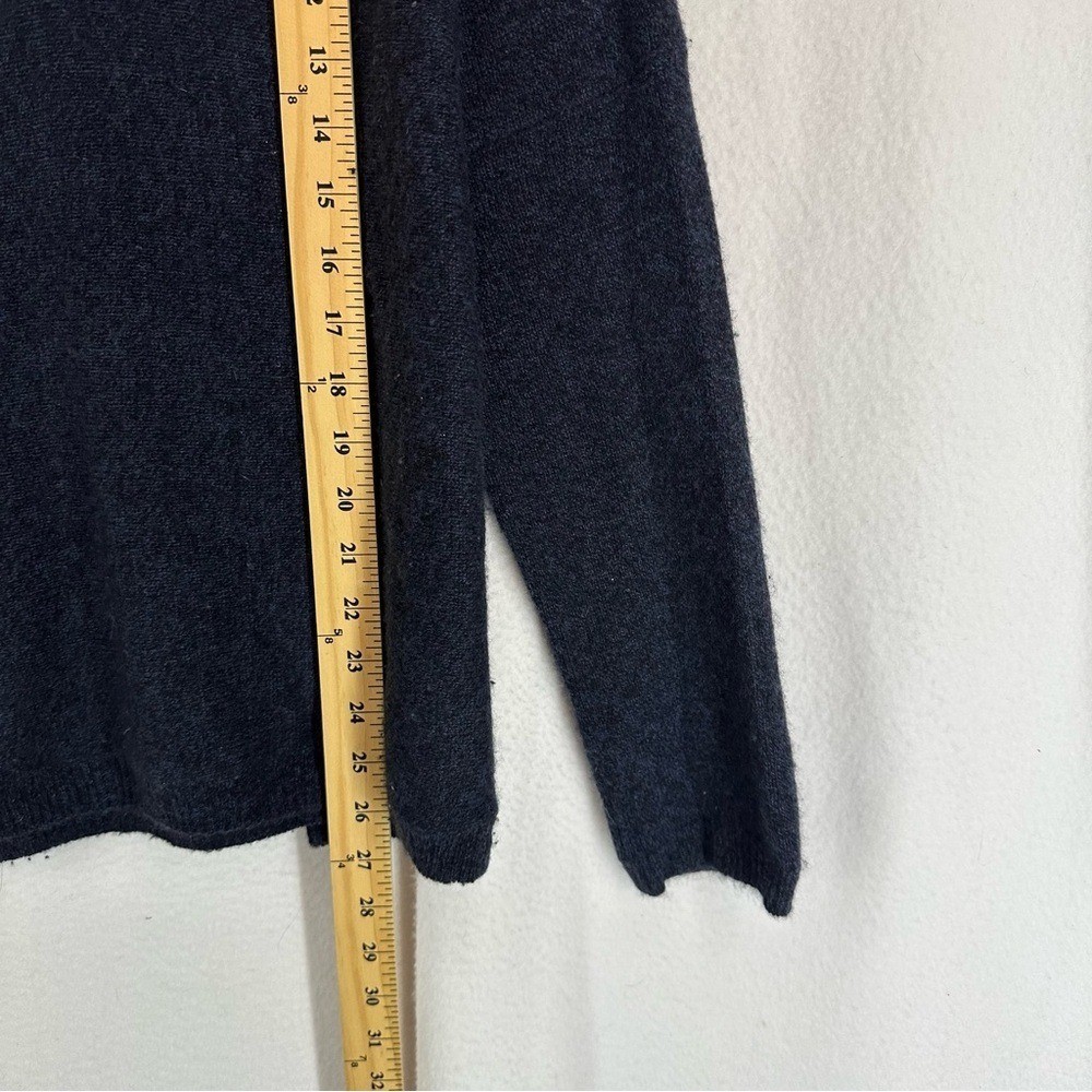 Charli Long Sleeve V Neck Cashmere Sweater Womens Large Blue