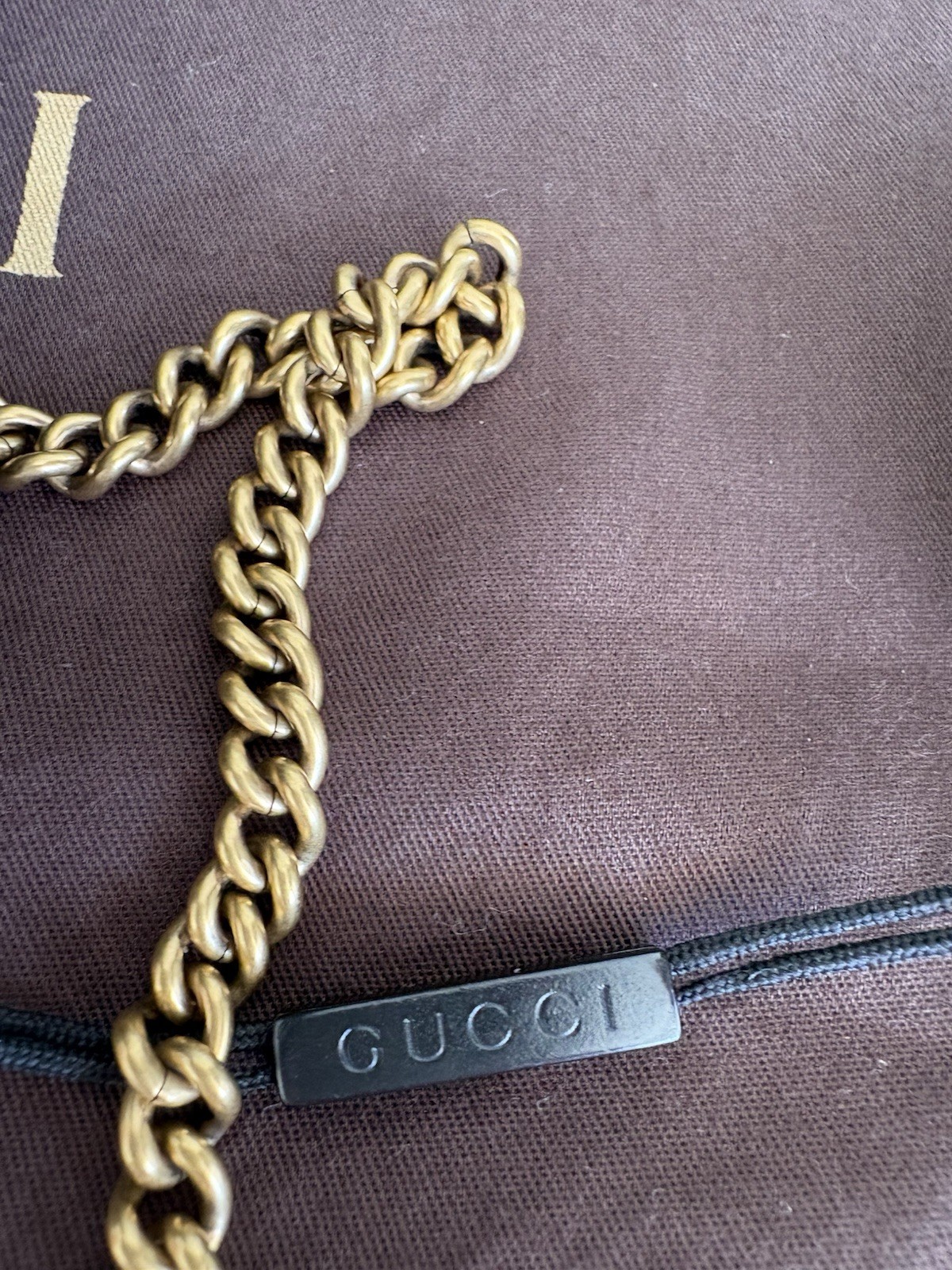 💯 % Authentic GUCCI Shoulder Bag GG Marmont Super Mini Leather Brand New