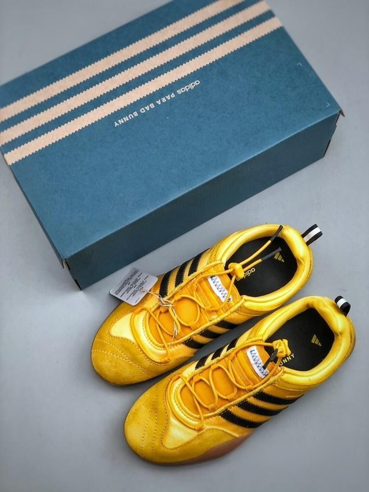 Bad Bunny x adidas Ballerina Bold Gold Core Black Gum JQ9230