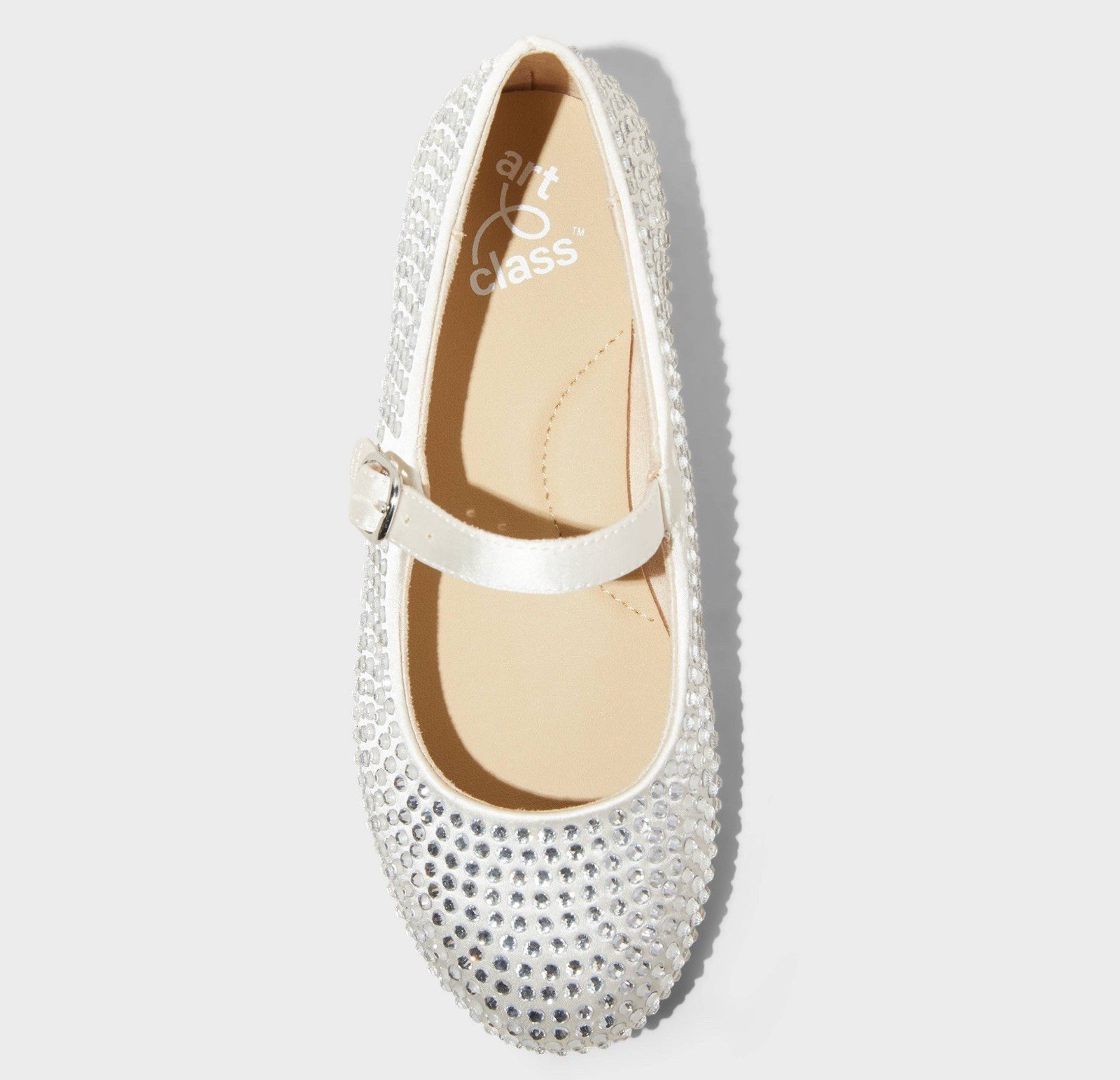 🕋 Art Class Kids’ Nell Rhinestone Mary Jane Flats Size 2🆕AS SHOWN