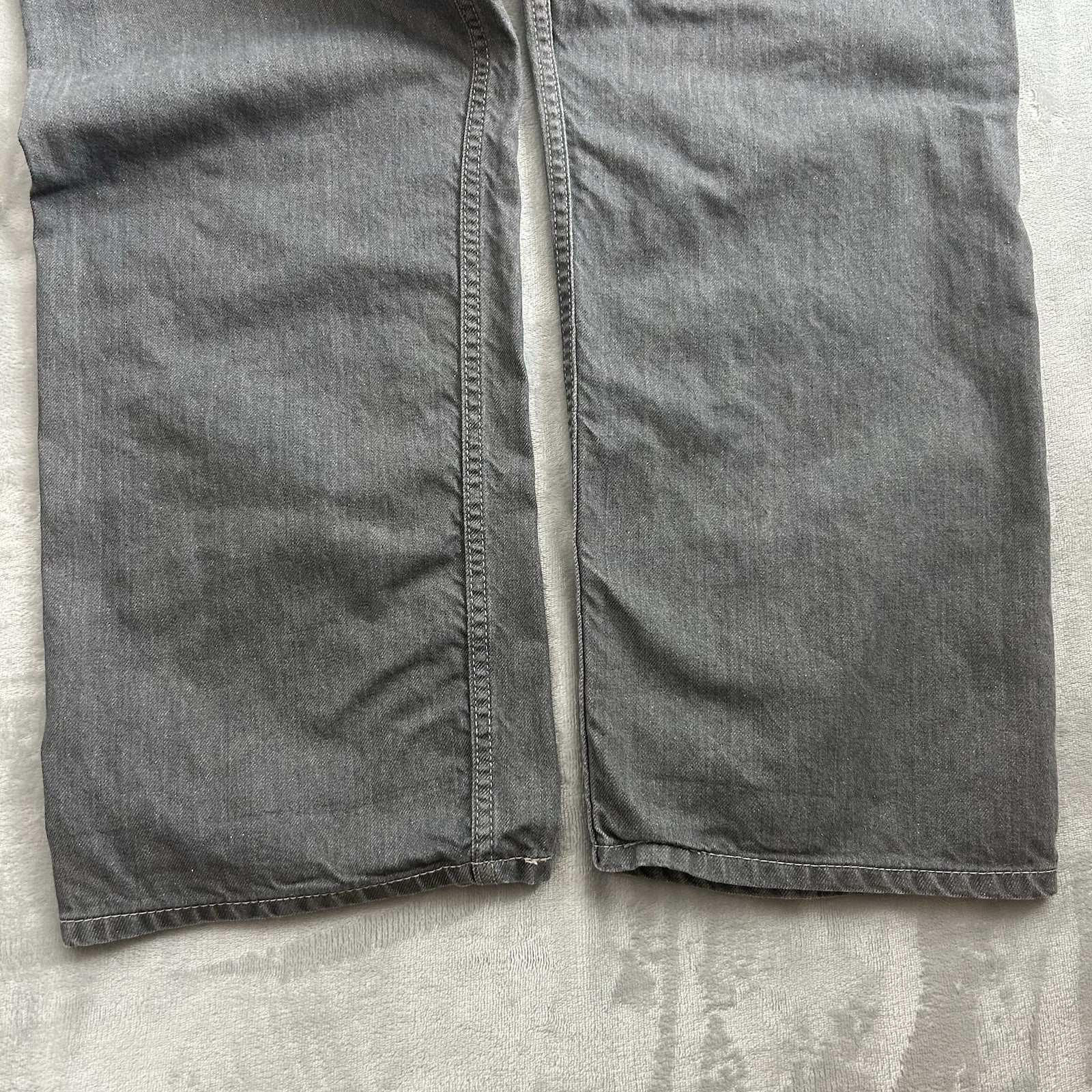 Levis 569 Jeans Mens 40×32 Gray Loose Fit Baggy Skater Straight Leg Actual 40×31