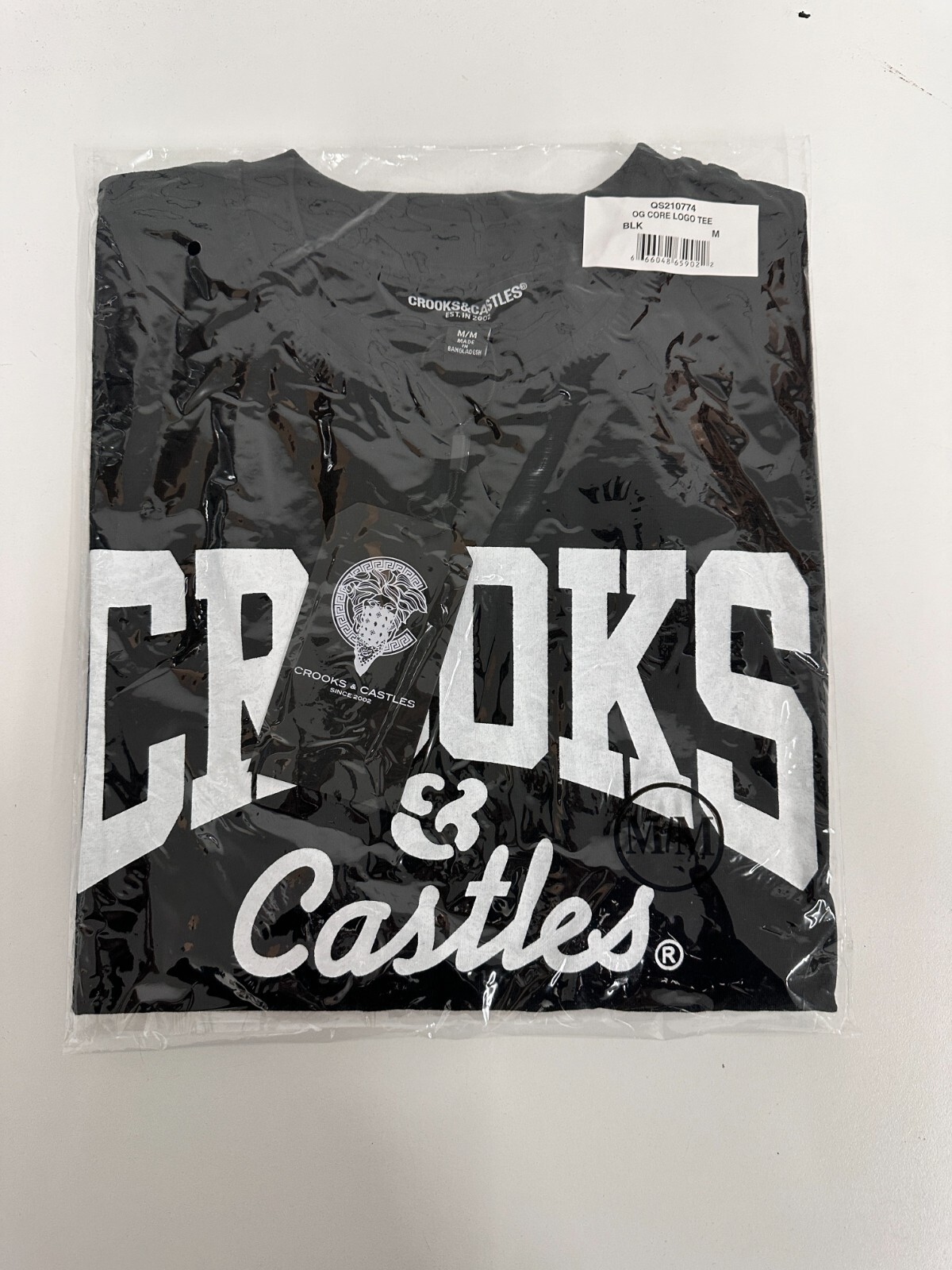CROOKS & CASTLE MENS OG CORE LOGO T SHIRT